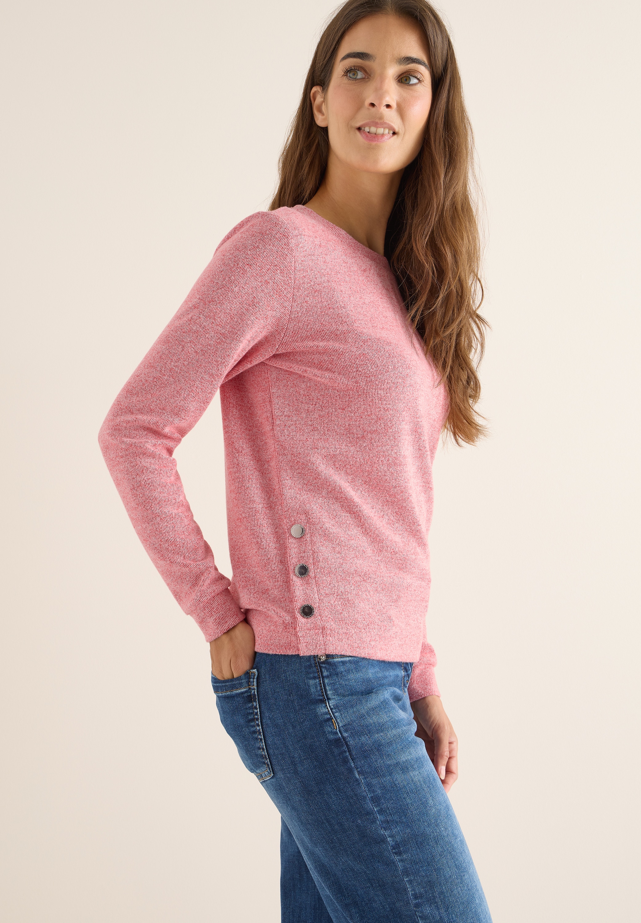 Cecil Strickpullover, mit Knöpfen