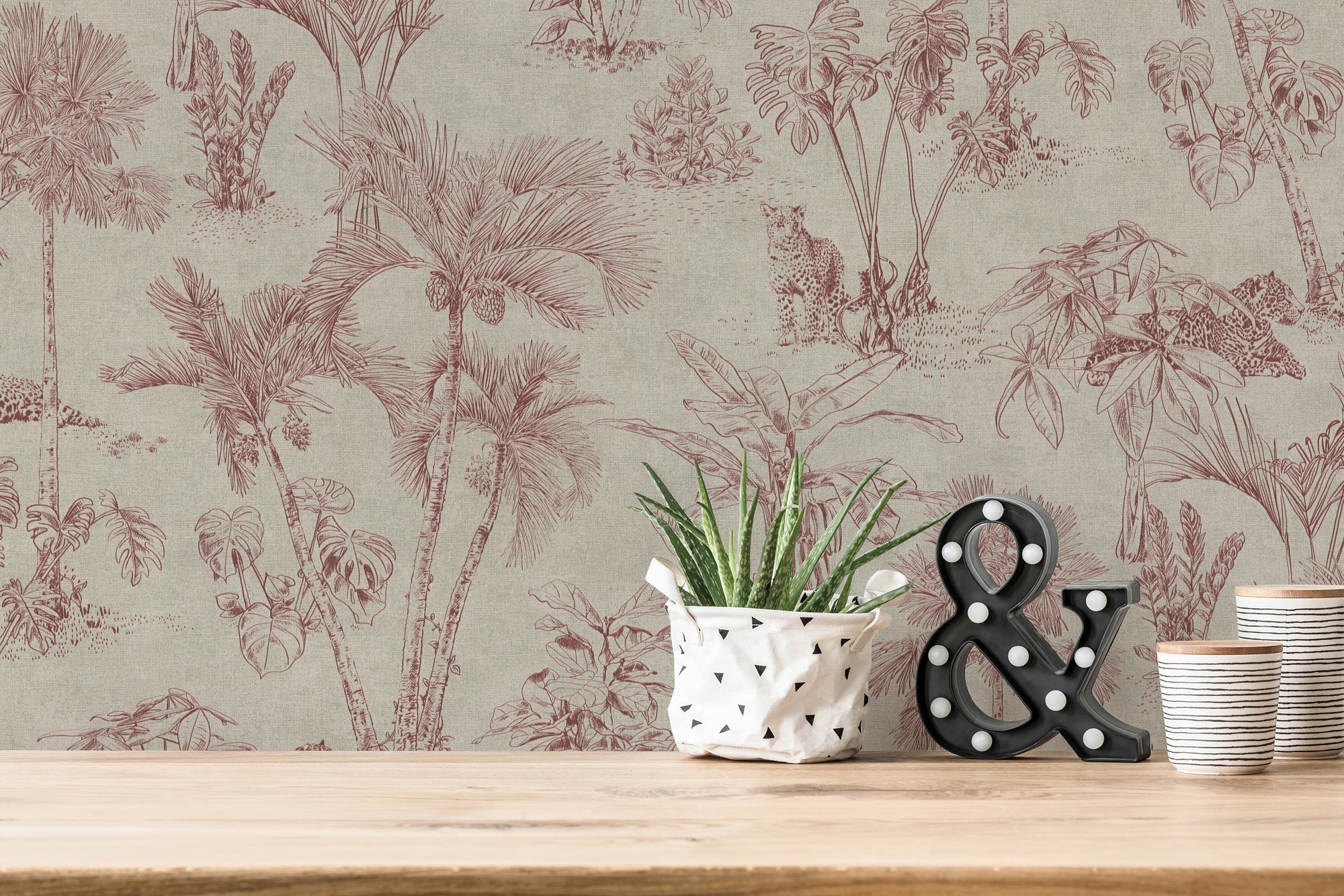 A.S. Création Vliestapete »Cuba«, floral-botanisch-tropisch, Waldtapete Tapete Dschungel Tapeten Wohnzimmer Schlafzimmer Küche Flur