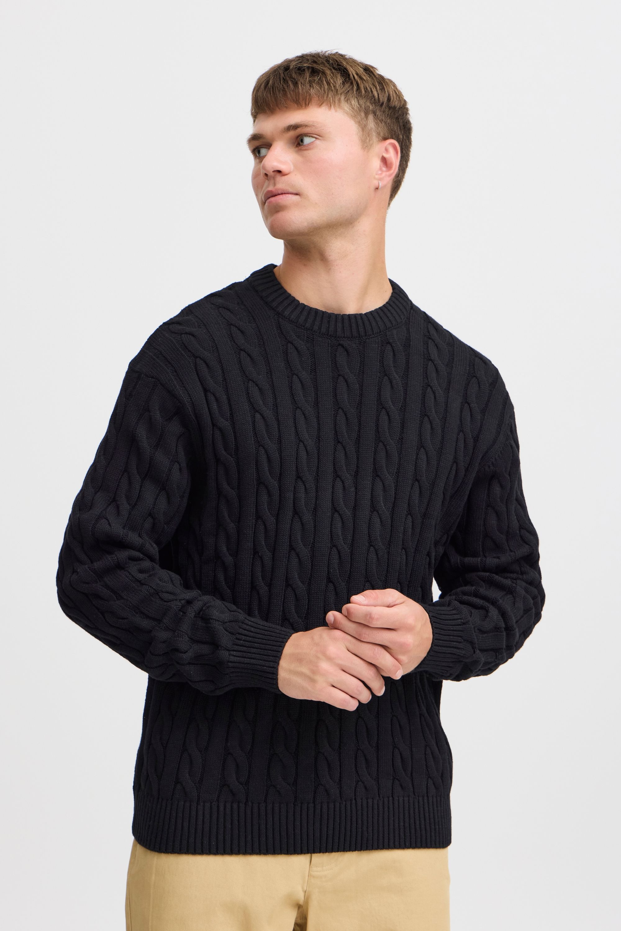 !Solid Strickfleece-Pullover »Strickpullover SDMALCOLM«