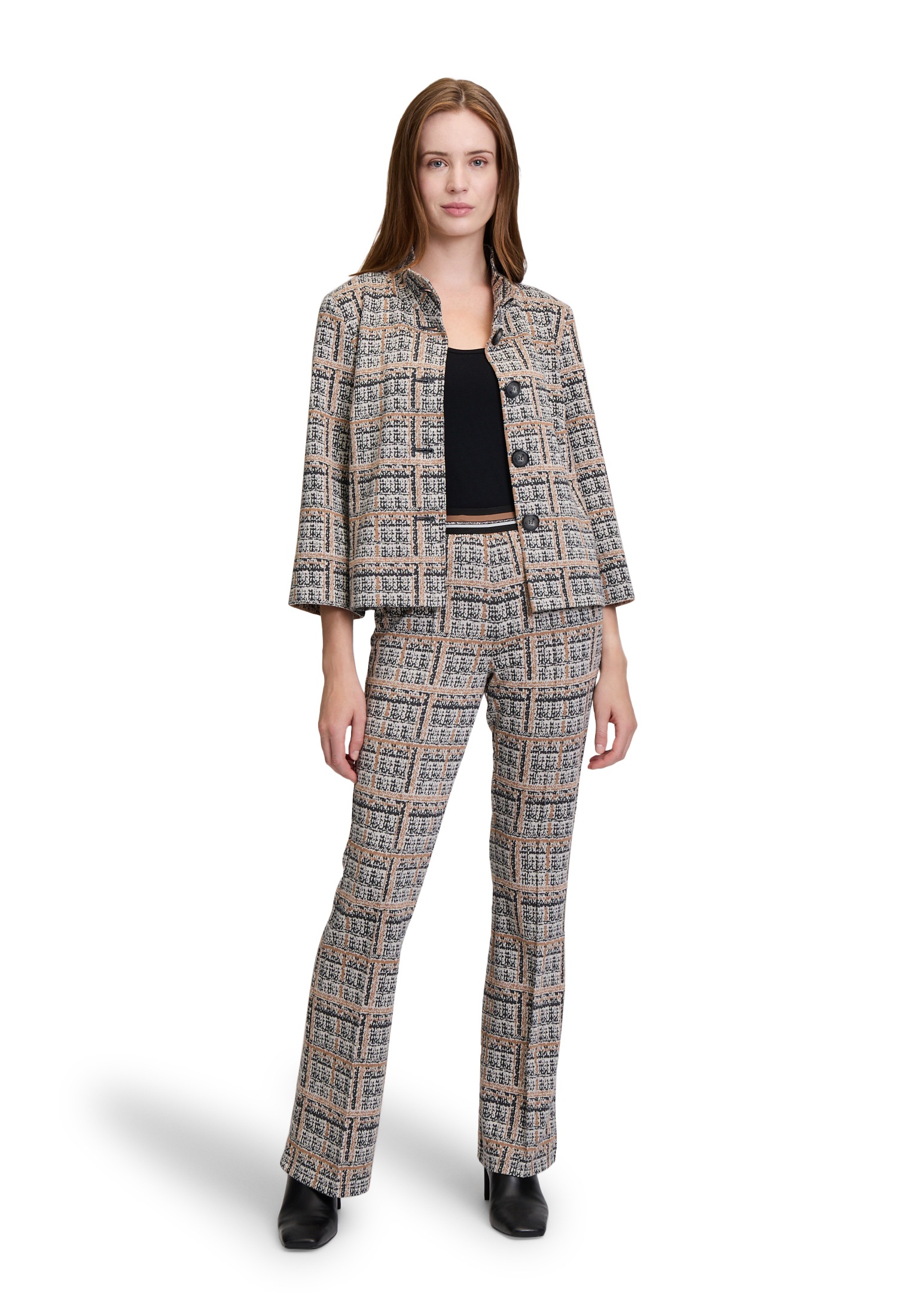 Betty Barclay Sweatjacke »Betty Barclay Sweatblazer mit 3/4 Arm«, Material