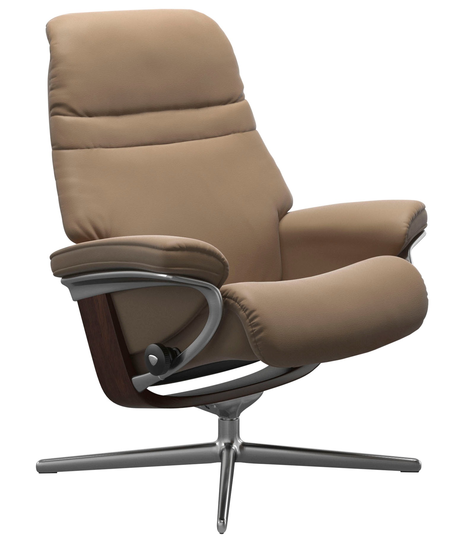 Stressless® Relaxsessel »Sunrise«, mit Cross Base, Größe S, M & L, Holzakzent Braun