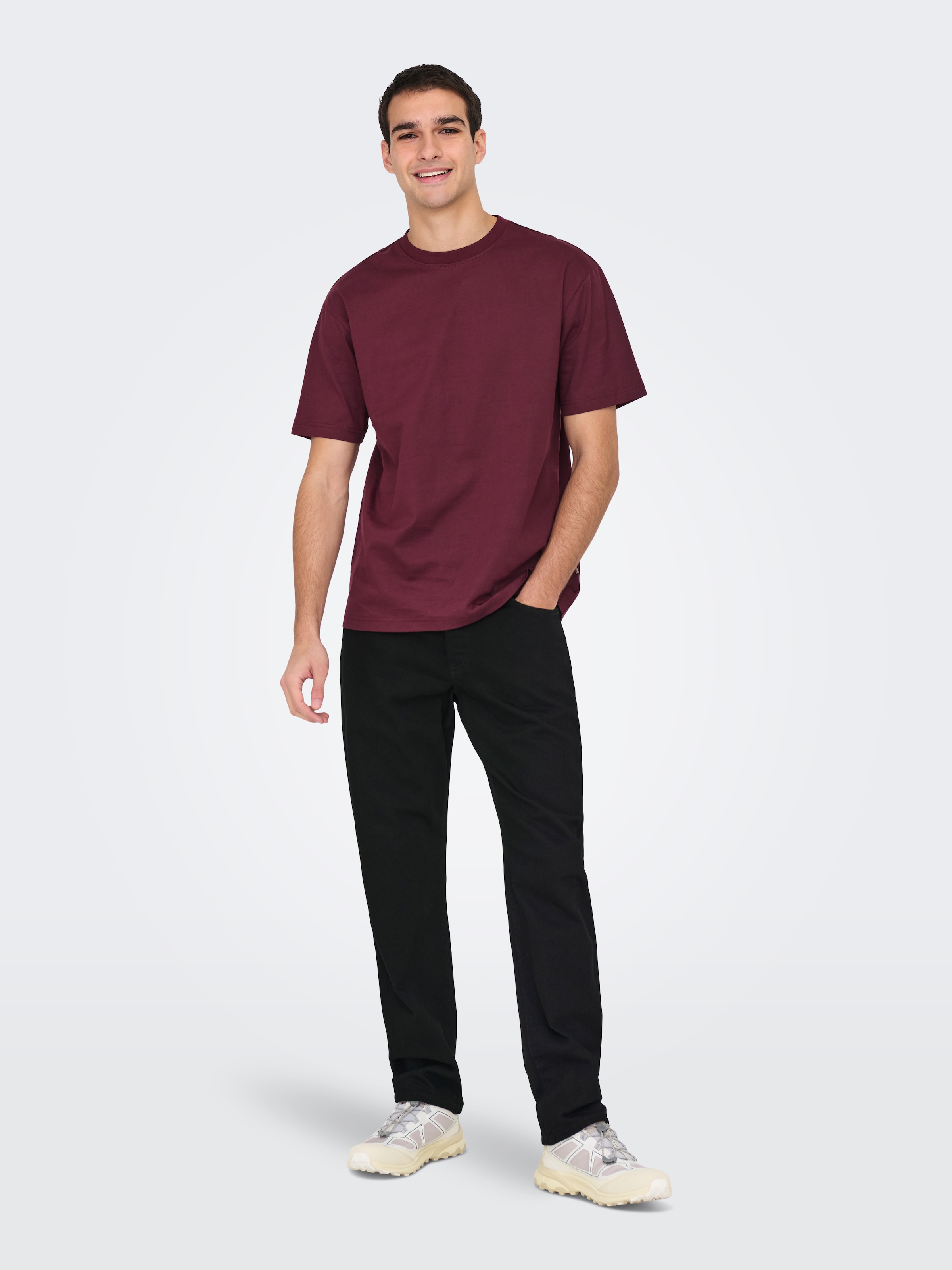 ONLY & SONS Regular-fit-Jeans »ONSEDGE STRAIGHT BROMO 0017 DOT DNM NOOS«