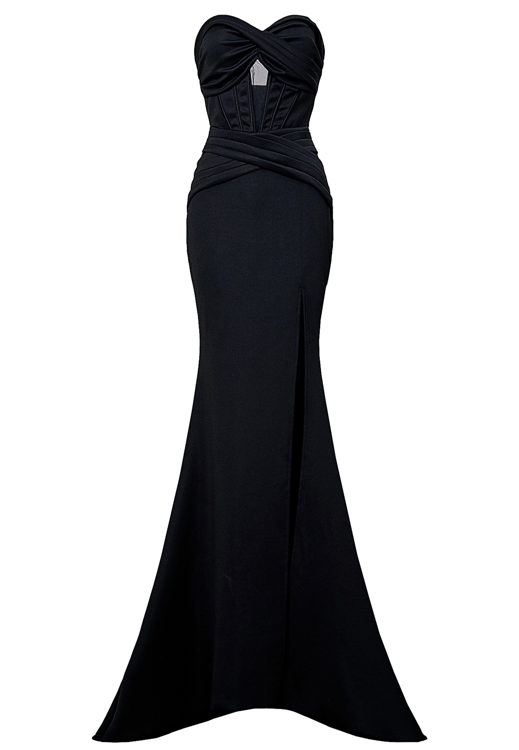 Moda Minx Jerseykleid »Daisy Long Slit Dress«, im schulterfreien Design