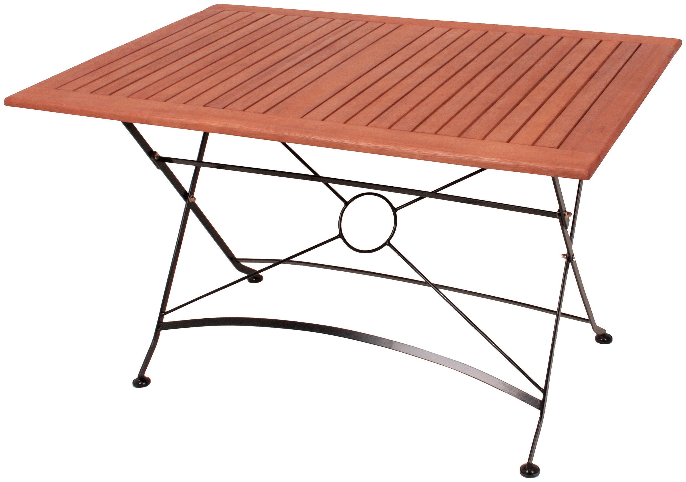 Garten-Essgruppe GARDEN PLEASURE "WIEN", braun (braun, schwarz, braun, schwarz), B:280cm H:89cm T:120cm, FSC-zertifiziertes Massivholz, Stahl, Sitzmöbel-Sets, mit praktischer Klappfunktion 2