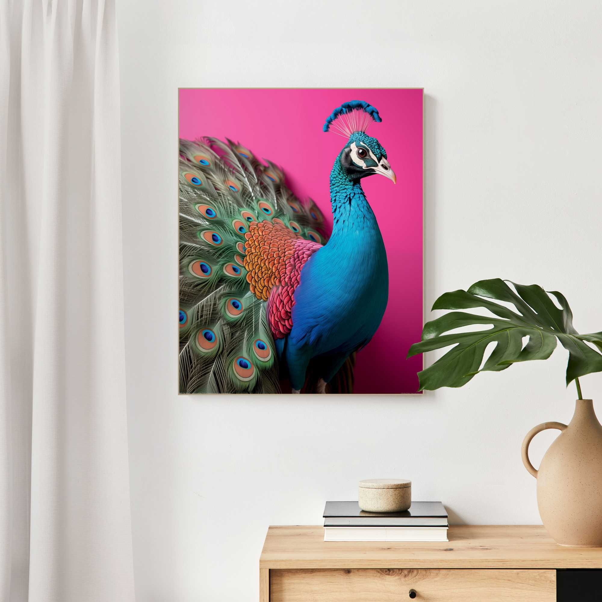 Reinders Wandbild "Pink Peacock" günstig online kaufen