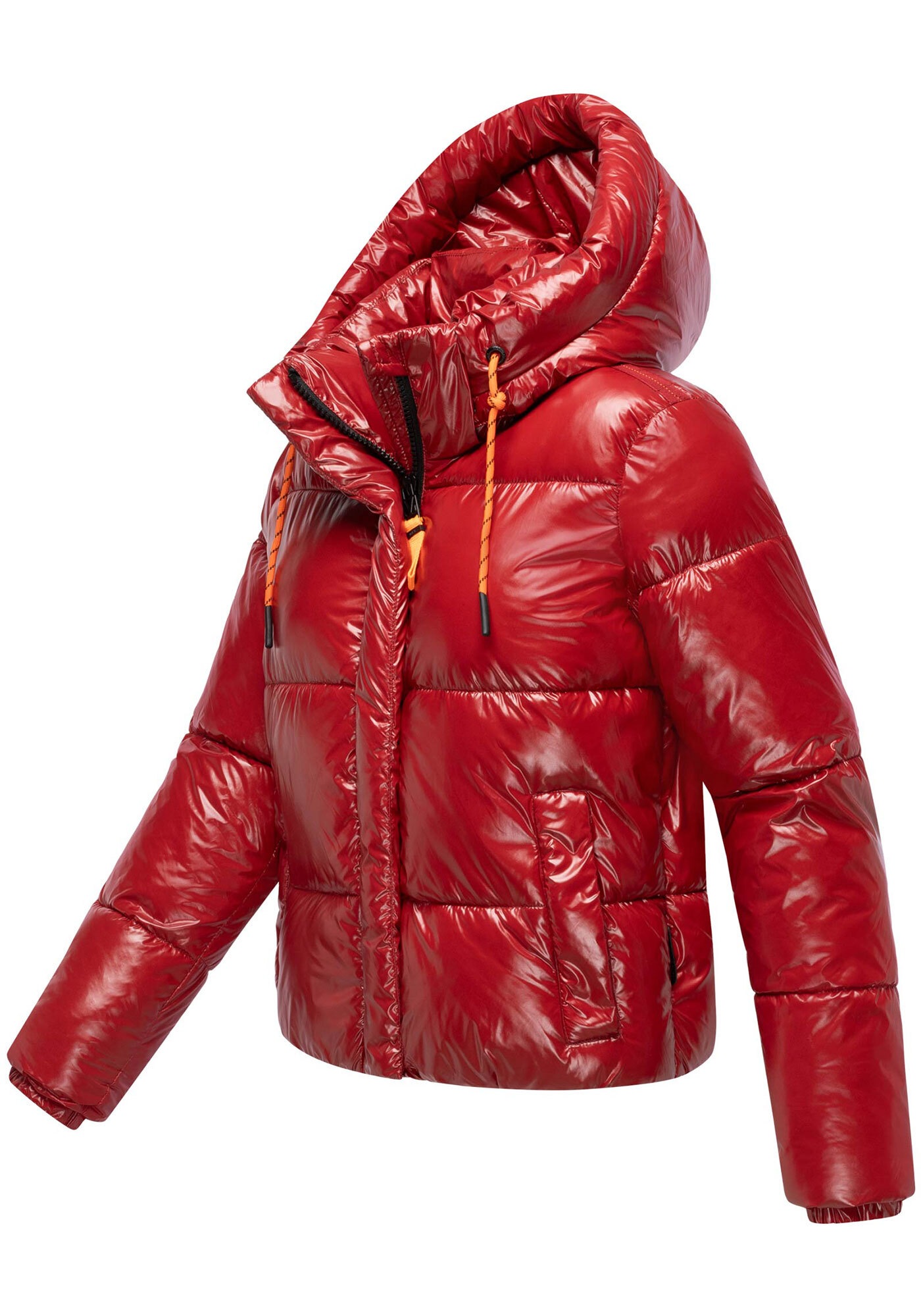 Marikoo Winterjacke »Skyraa«, Leicht glänzendes Obermaterial mit moderner Steppung