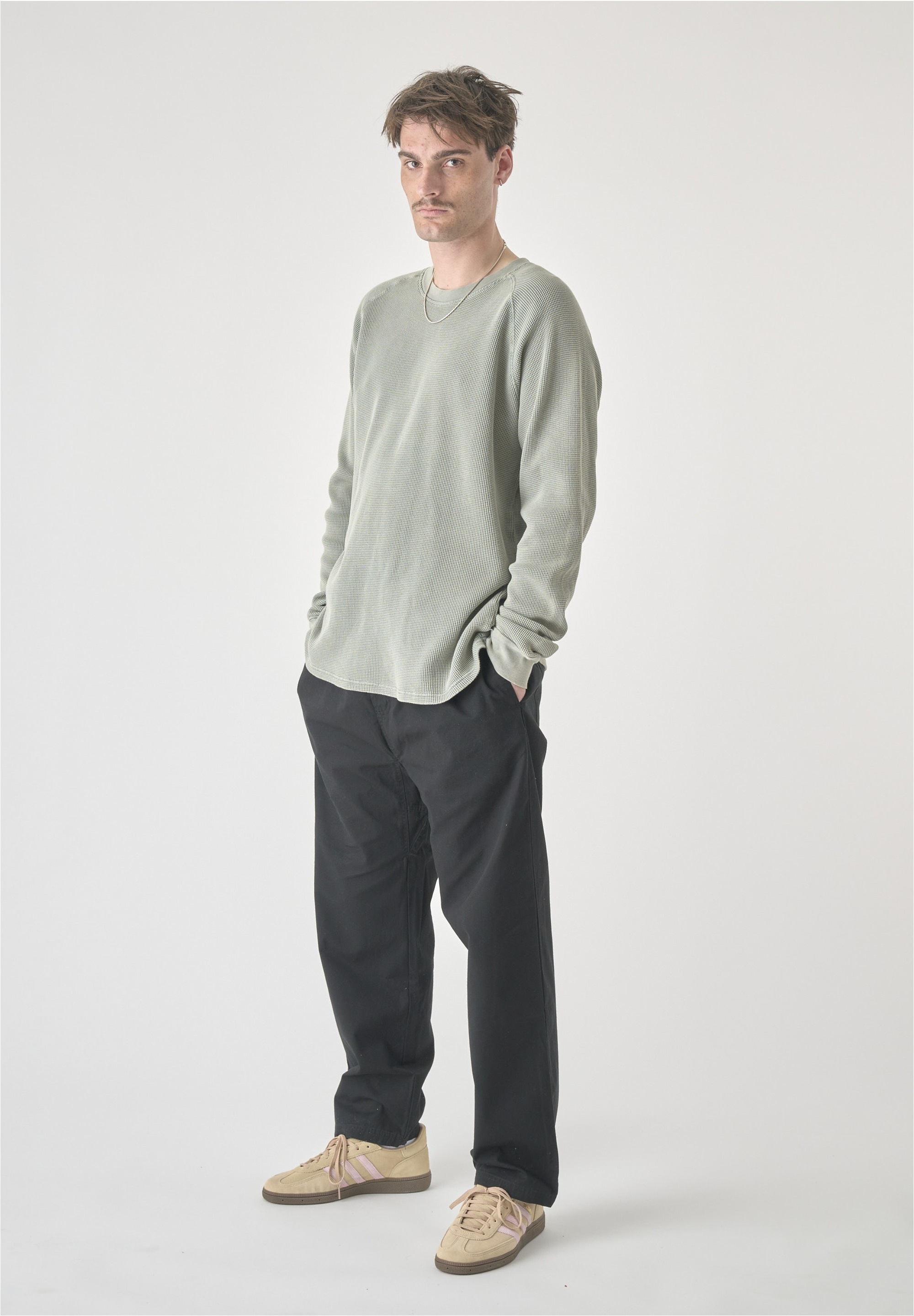 Cleptomanicx Strickpullover »Boxy Crewneck Thermal«, im lockeren Schnitt