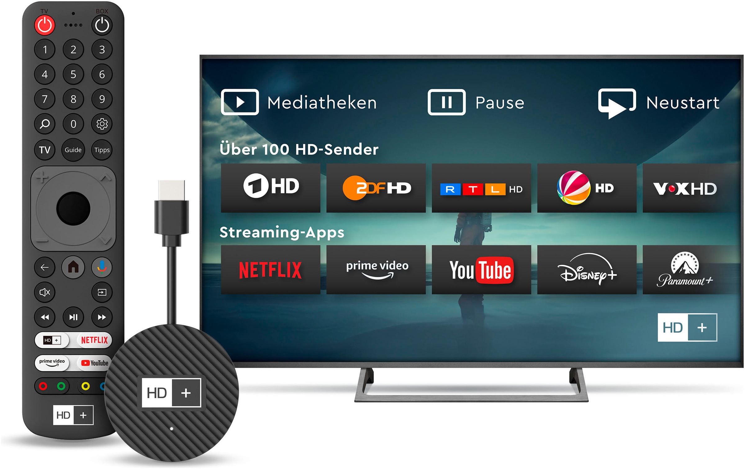 HD Plus Streaming-Stick »IP TV-Stick (inkl. HD+ IP für 3 Monate gratis)«