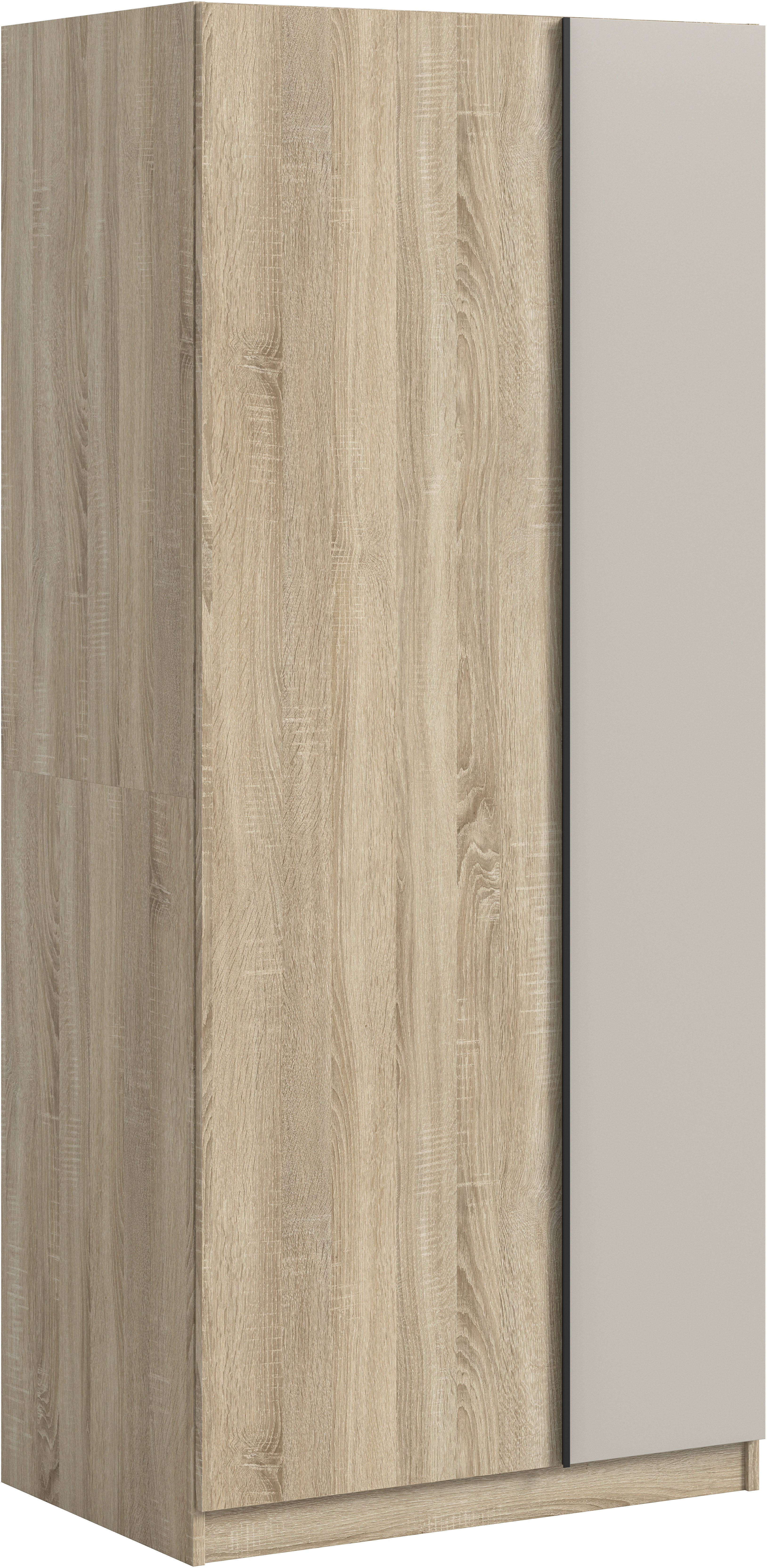 Home affaire Kleiderschrank "BENDINGO, Schlafzimmerschrank, Schrank, Garderobenschrank" OTTO BESTSELLER, Garderobe & Schlafzimmer, Breite 80cm, Eiche NB, 2-türig, inkl 1 Kleiderstange und 3 Ablageboden