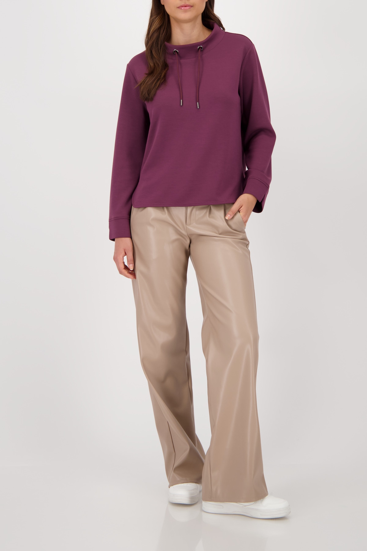 Monari Sweatshirt »Sweatshirt Basic Sweat«, Regular fit mit Rundhalsausschnitt