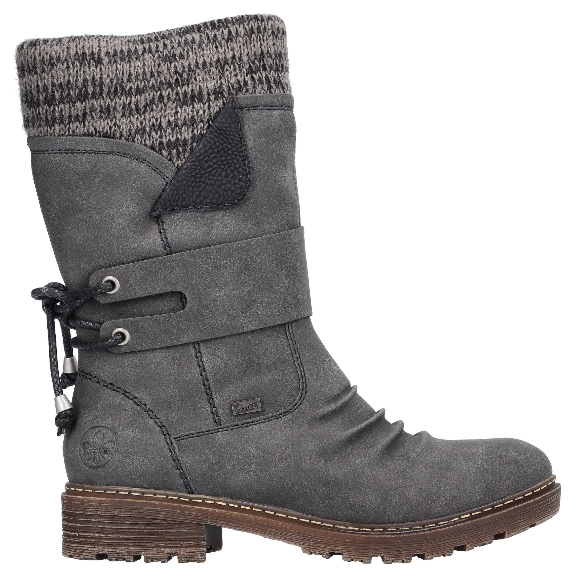 Rieker Winterstiefel, Kurz-Stiefel, Blockabsatz, mit wasserabweisender riekerTEX-Membran