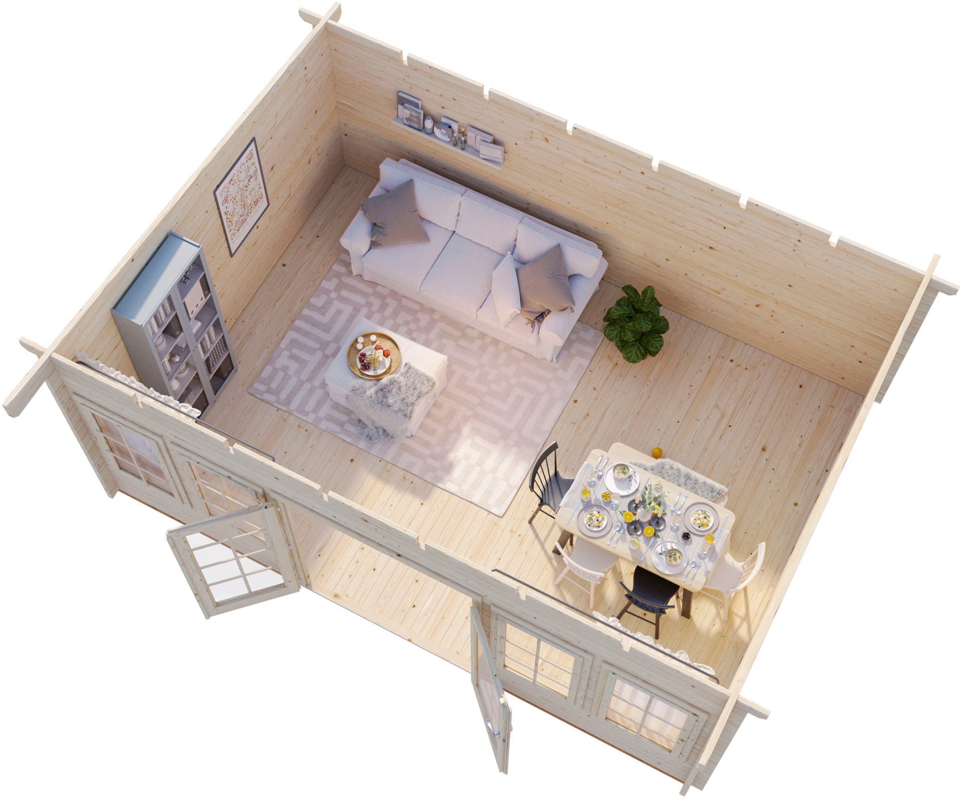 Palmako Gartenhaus »Lisa« verschiedene Farben