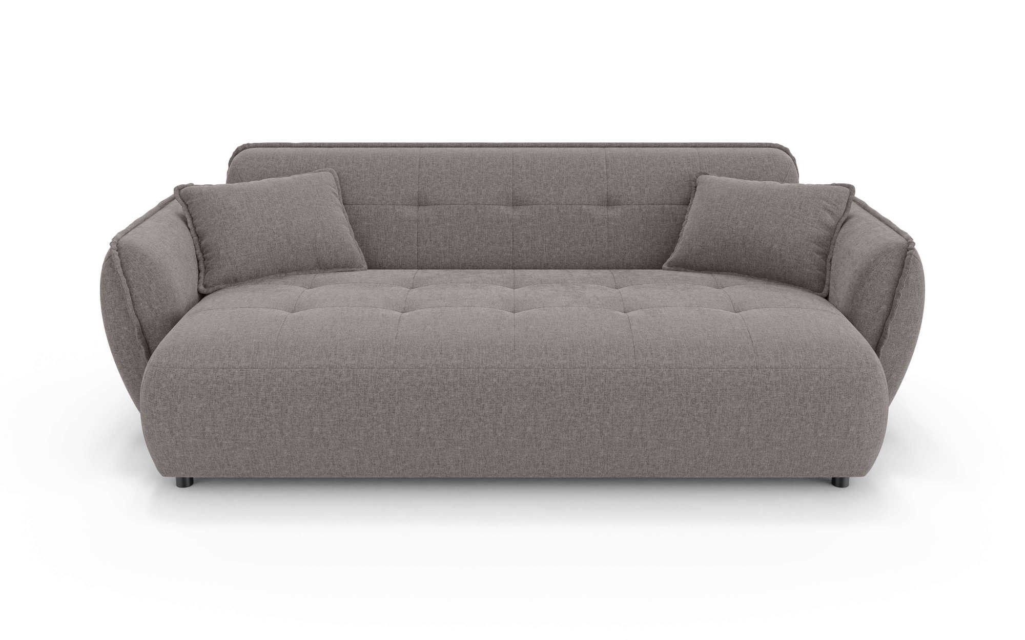 Home affaire Big-Sofa »MIRELDA Design-Sofa mit Steppungen, hoher Sitzkomfort, Breite 251 cm« elegant und bequem, enthält 2 Zierkissen, belastbar bis 480kg