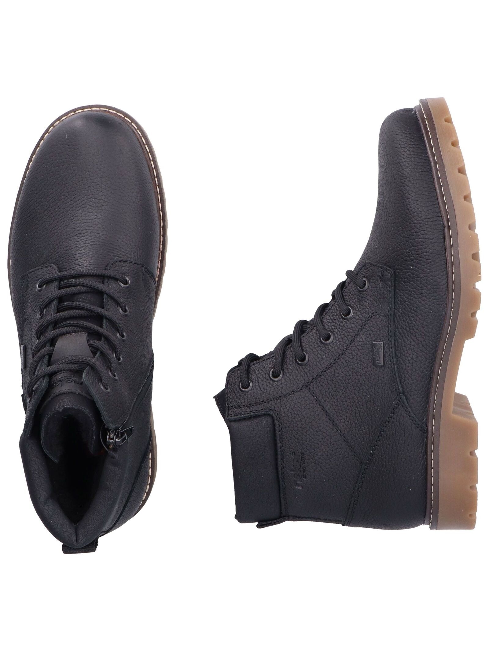 Rieker Schnürstiefelette »Rieker Stiefelette Glattleder«