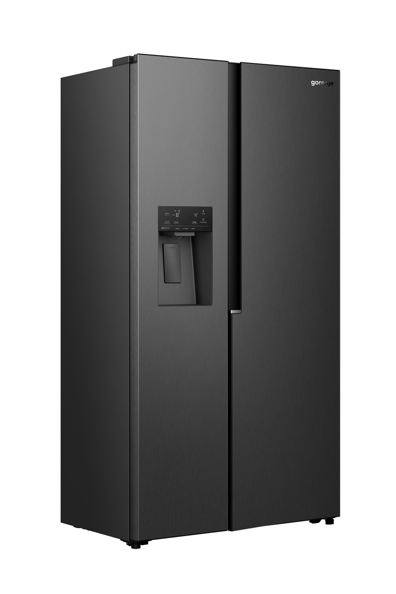 GORENJE Side-by-Side "NRS917C61BX" 178,6 cm hoch 91,1 cm breit mit Wasser-/Eisspender, kein Festwasseranschluss dank Tank