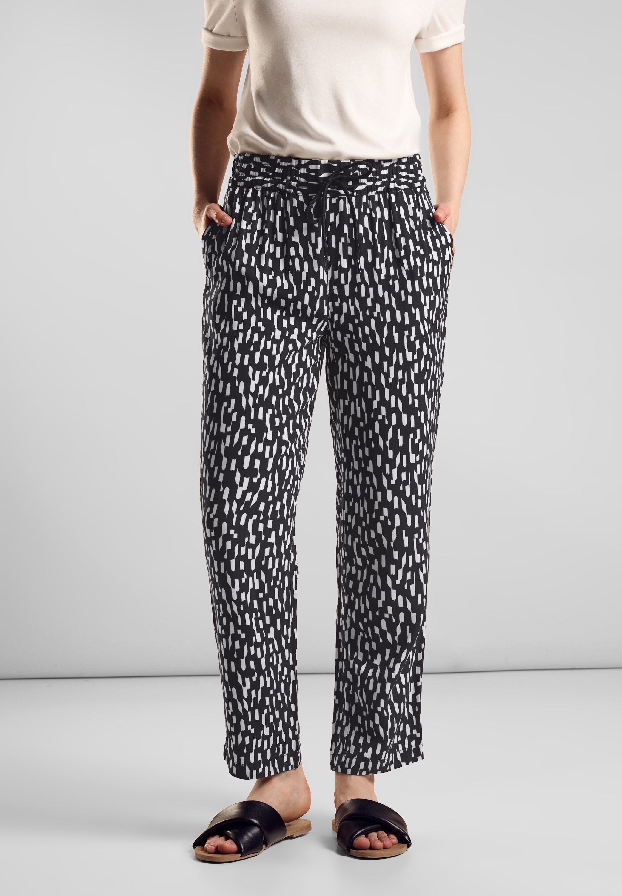 STREET ONE Kelnės Middle Waist