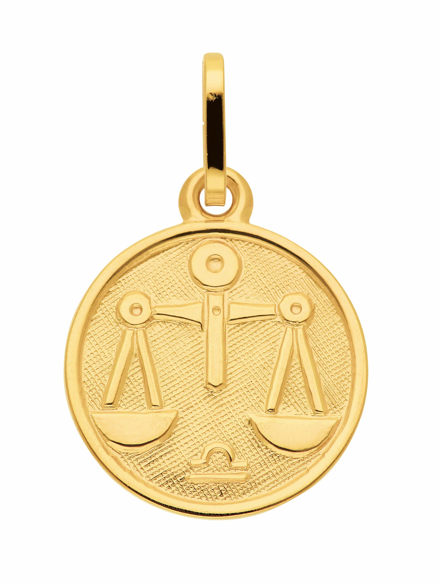 Adelia´s Kettenanhänger »333 Gold Sternzeichen Anhänger Waage Ø 11,8 mm«,  Goldschmuck für Damen & Herren online bestellen | BAUR