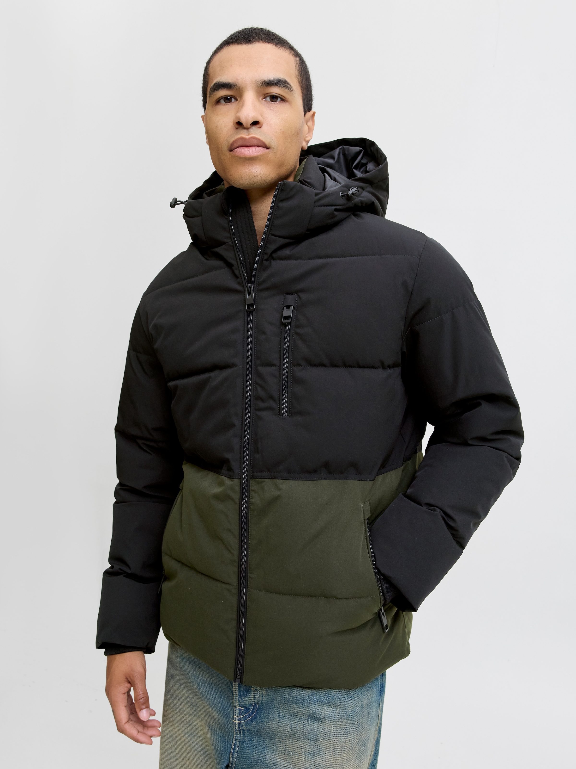 Jack & Jones Steppjacke »JJEOWEN PUFFER SN«, mit Kapuze