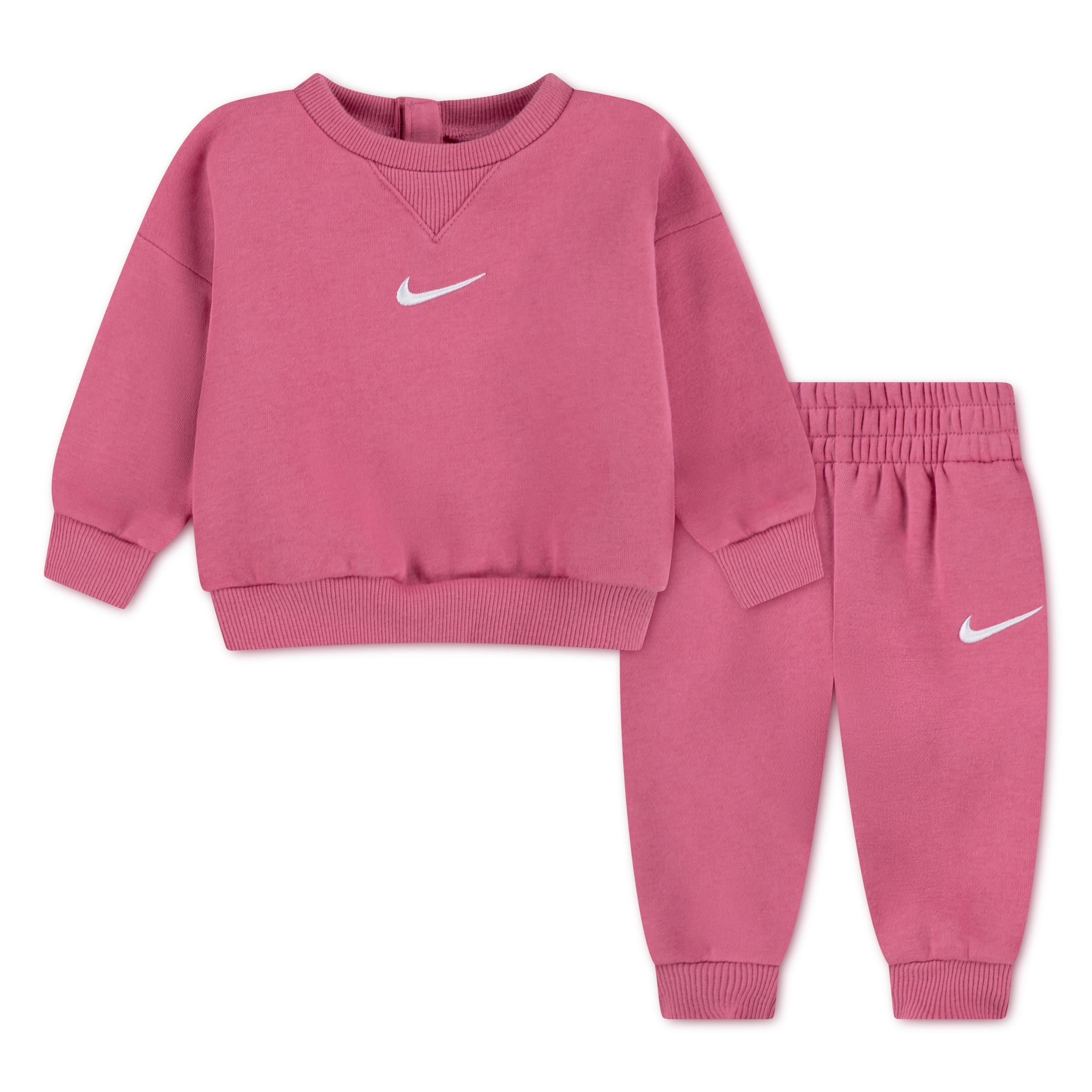 Nike Sportswear Jogginganzug »NKN ESSENTIAL FLEECE CREW SET« Set, 2 tlg. zweiteiliges Set, für Babys, bequeme Passform