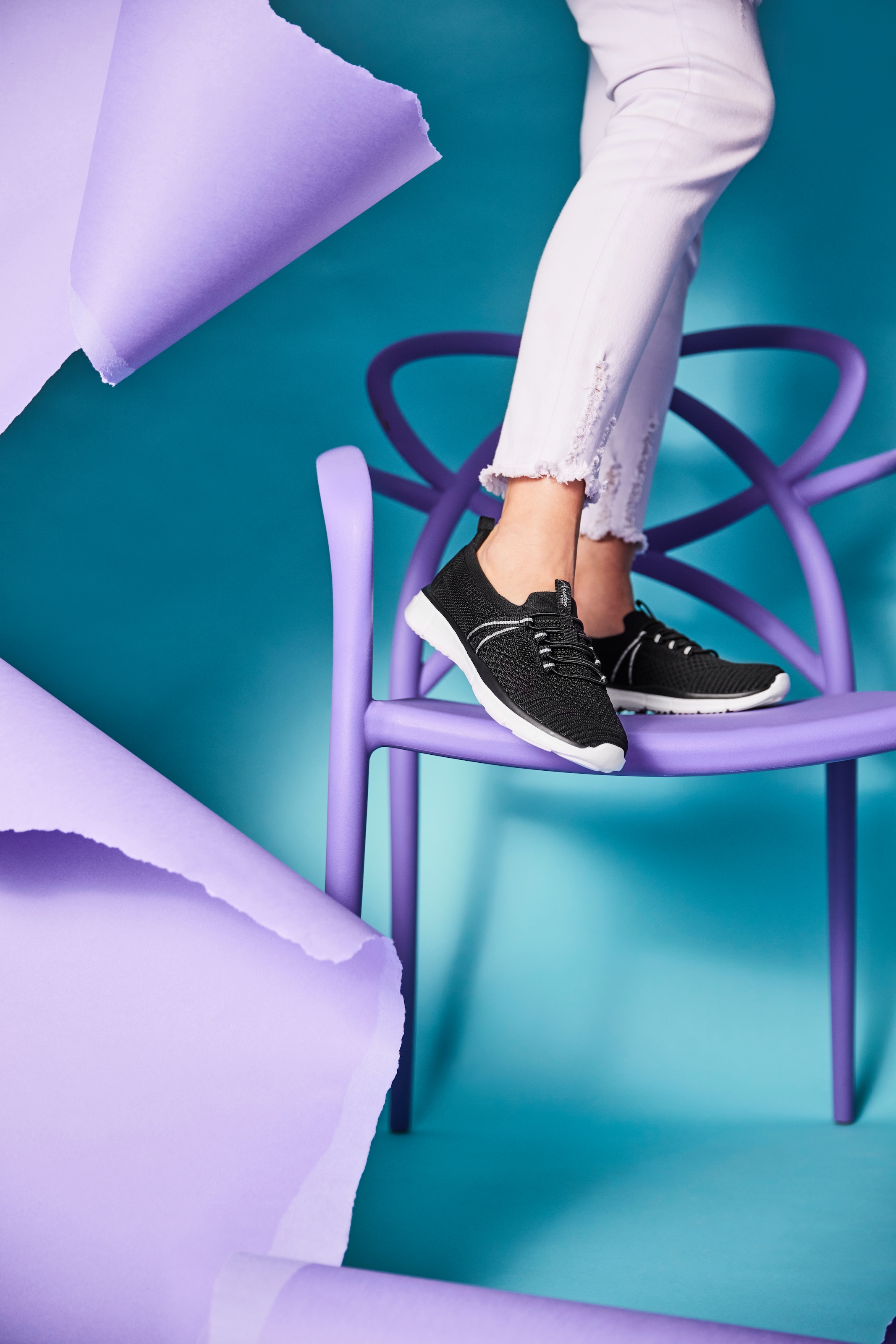 Aniston SHOES Slip-On Sneaker, Freizeitschuh, Halbschuh, Schnürschuh - NEUE KOLLEKTION