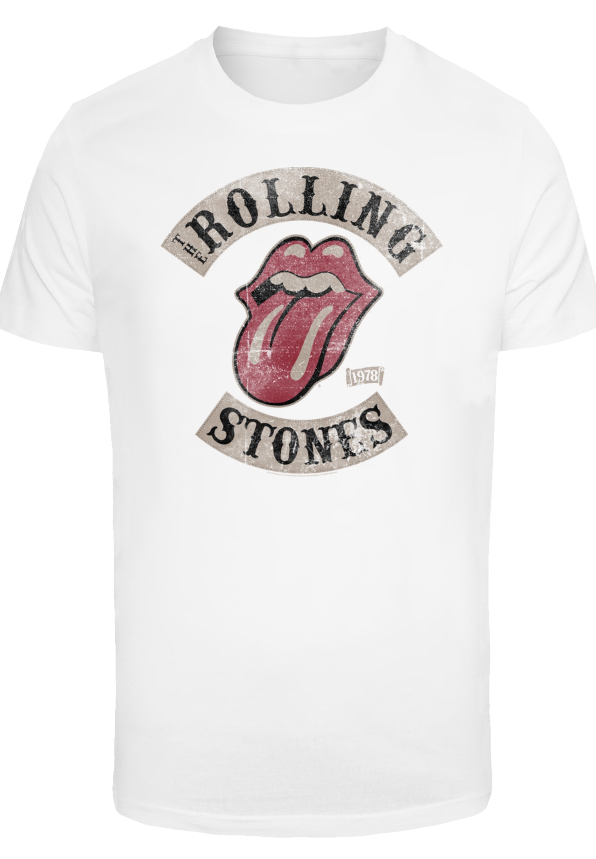 F4NT4STIC T-Shirt »The Rolling Stones Tour '78«, Premium Qualität