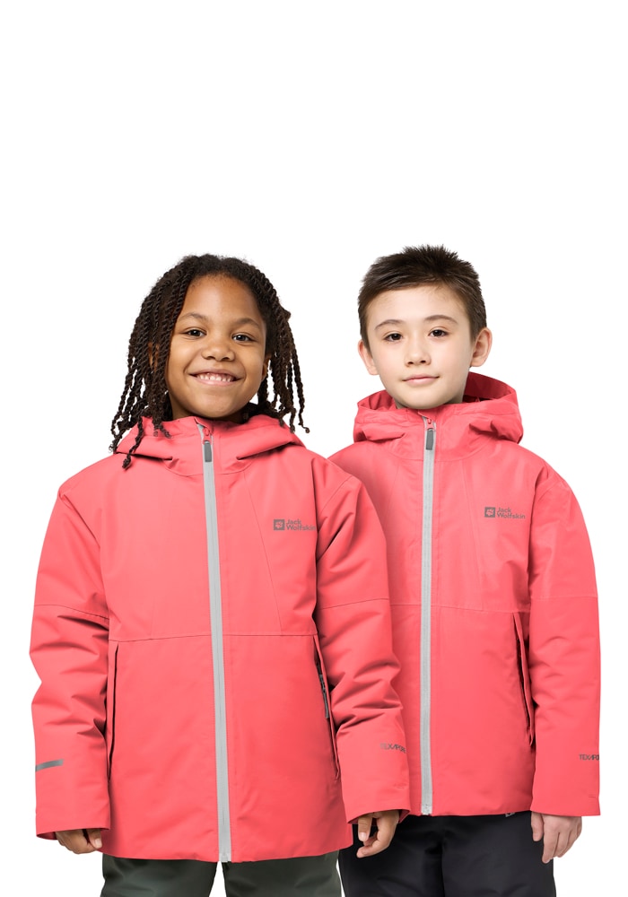 Jack Wolfskin Outdoorjacke "ACTAMIC 2L INS JACKET K" mit Kapuze