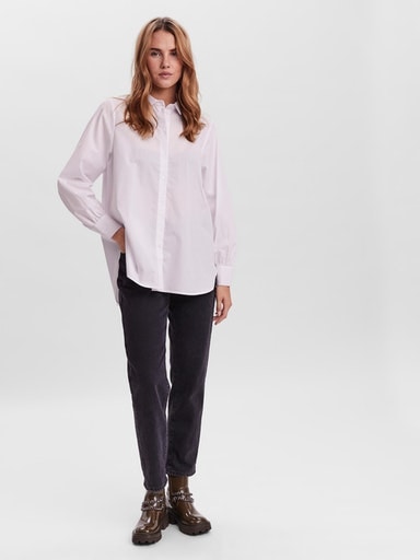 NOOS« »VMELLA Vero L/S SHIRT bestellen für BAUR Moda | BASIC Longbluse