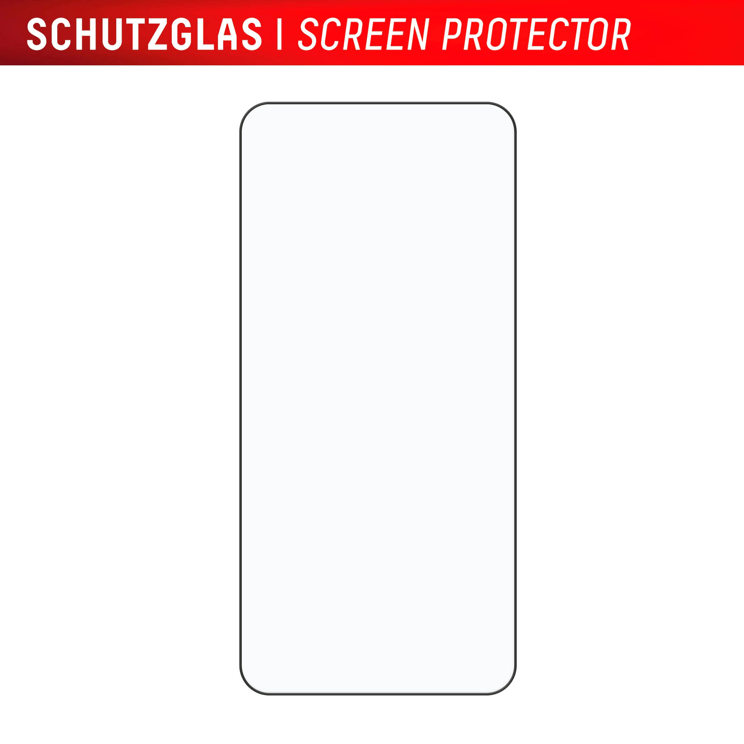 Displex Displayschutzglas »Real Glass FC«, für Samsung Galaxy S24-Samsung Galaxy S25, Displayschutzfolie Displayschutz kratzer-resistent 10H splitterfest