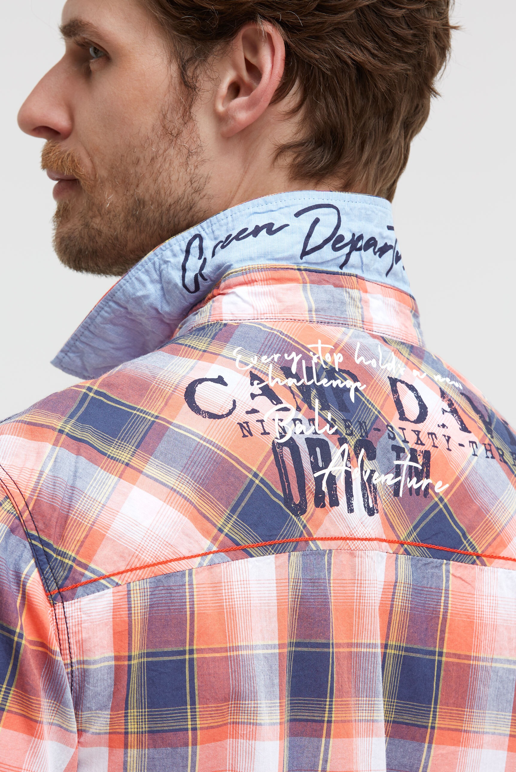CAMP DAVID Kurzarmhemd mit Brusttaschen