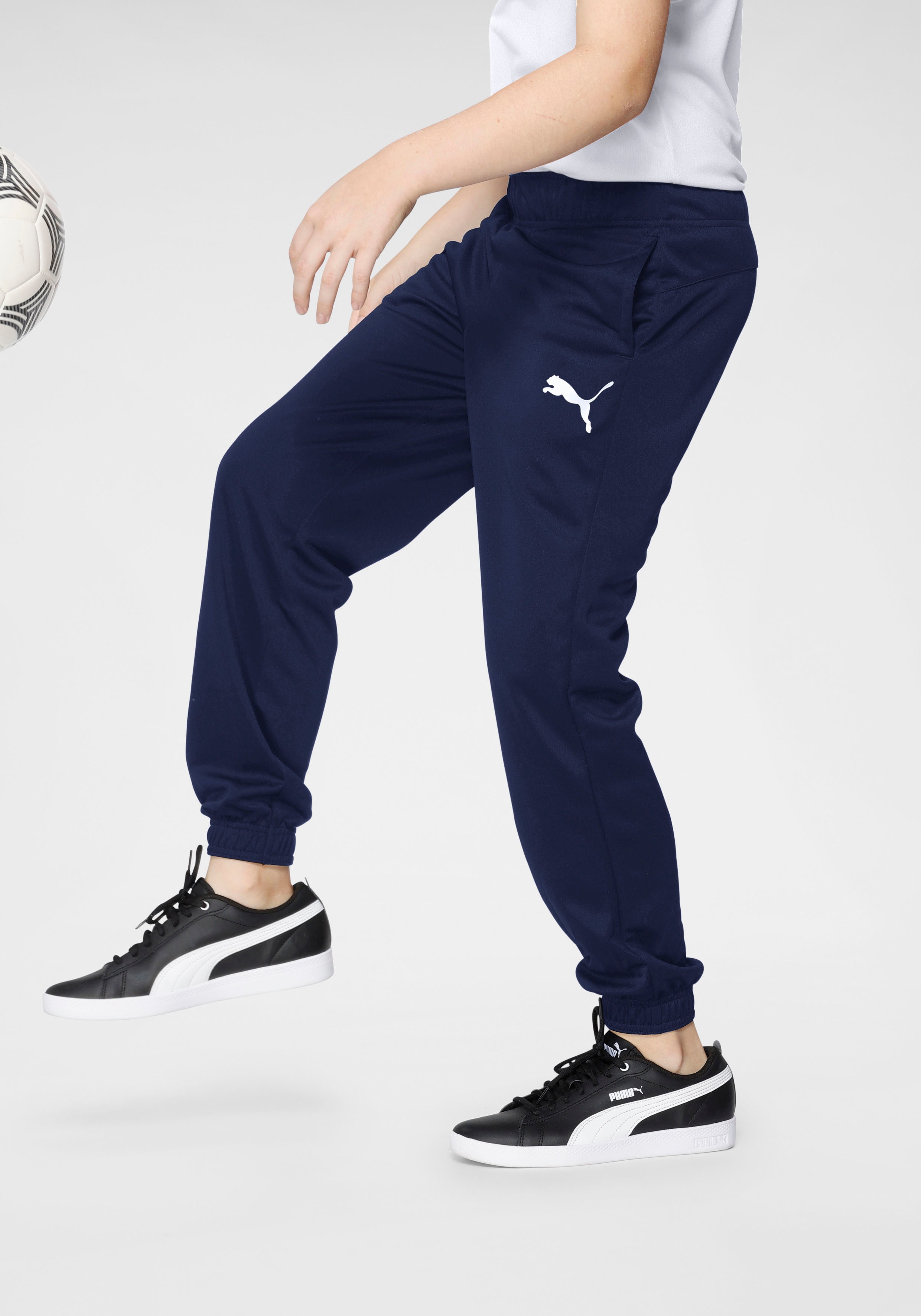 Thumbnail - PUMA Trainingshose "ACTIVE TRICOT PANTS CL B" für Jugendliche, sportlicher Stil, mit Eingrifftaschen