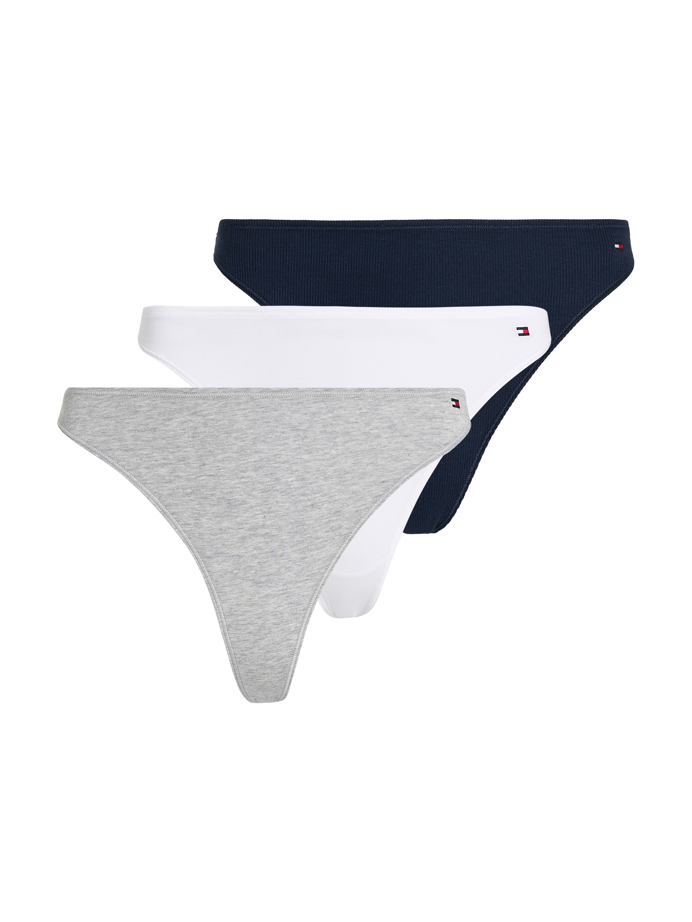 Tommy Hilfiger Underwear Tanga »3 PACK DIPPED THONG«, (Packung, 3 St., 3er), mit Logo