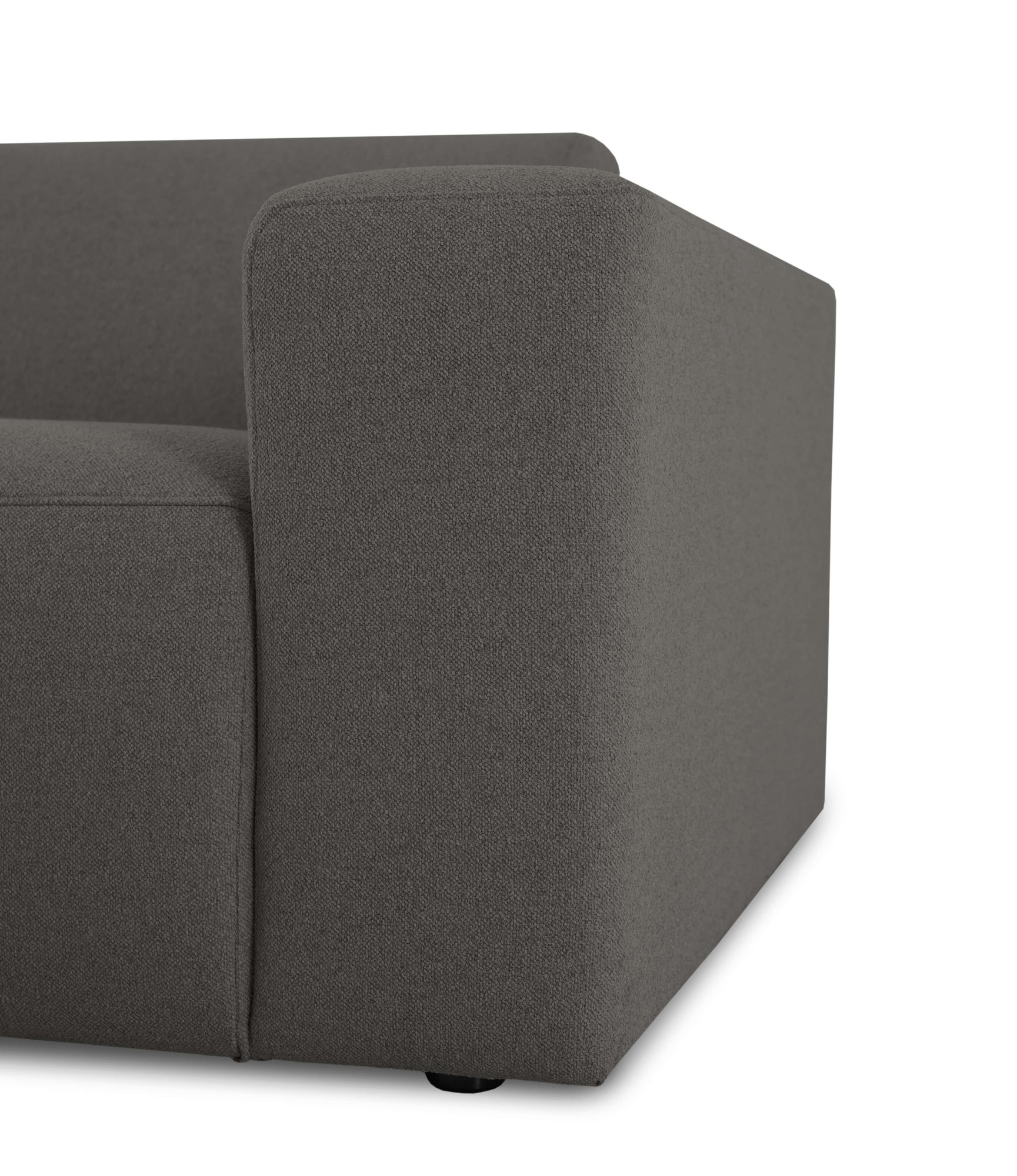 OTTO home 3-Sitzer »Koa, 228 cm, Modulsofa in Cord, Chenille, Struktur, Webstoff« Designsofa, weicher Lounge-Sitzkomfort, Welleunterfederung, bodentief