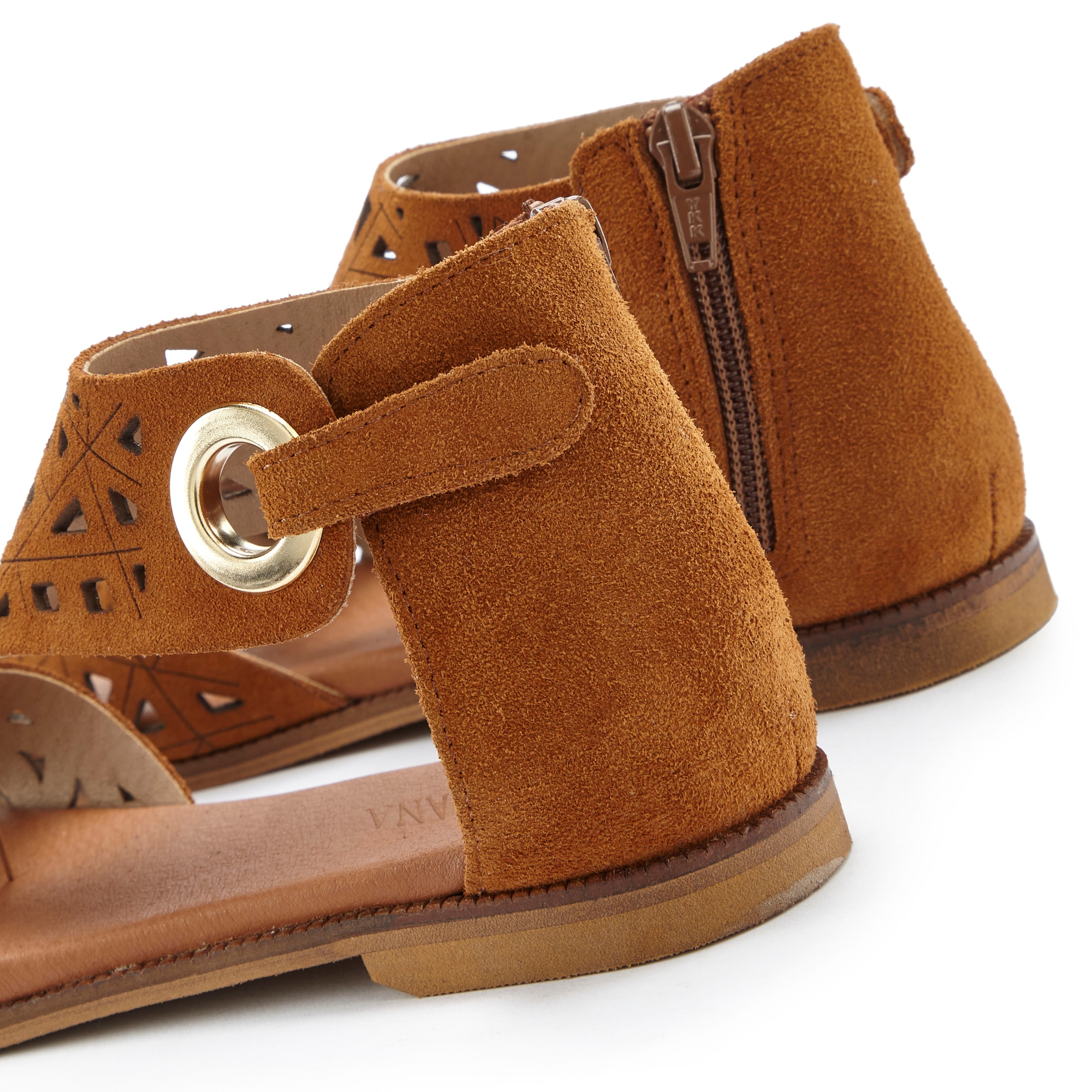 LASCANA Sandale »Sommerschuh«, Sandalette, Sommerschuh aus hochwertigem Leder mit Cut-Outs