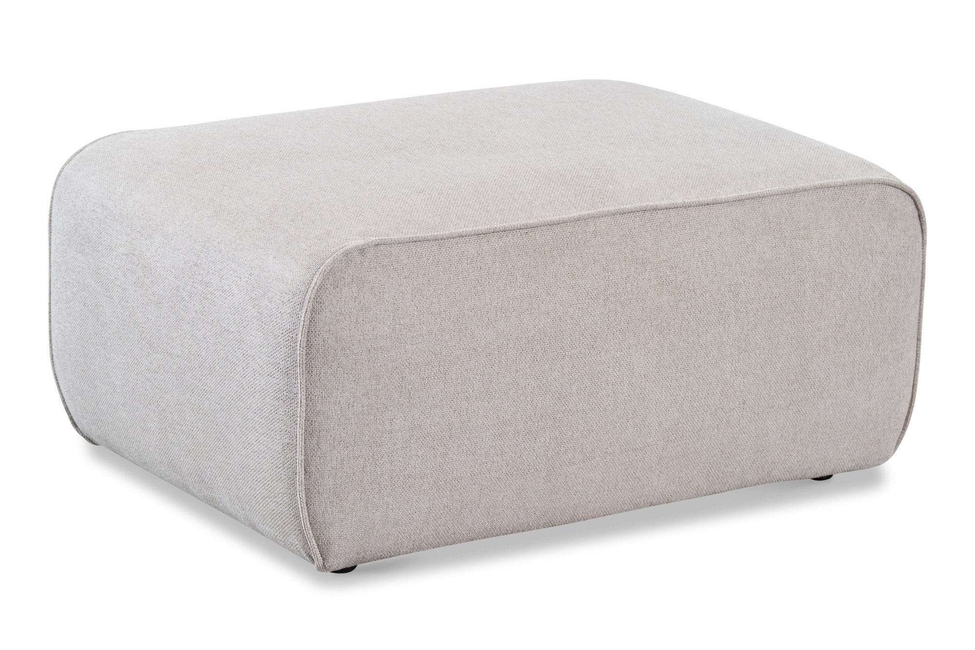 Home affaire Polsterhocker "Noord 92/66 cm" mit Kedernaht, schöne Serienergänzung