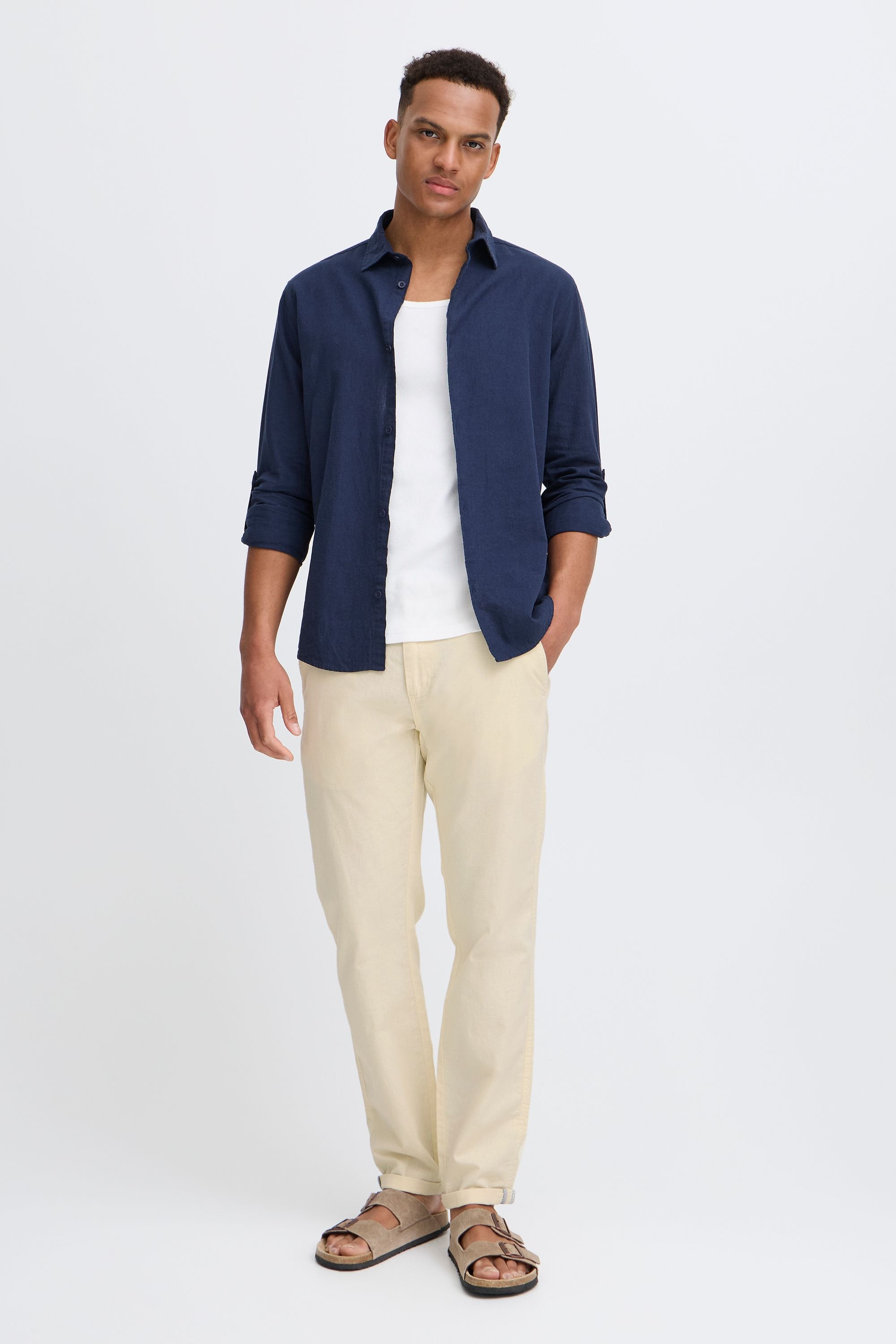 Solid Leinenhose "Leinenhose SDLoran" günstig online kaufen