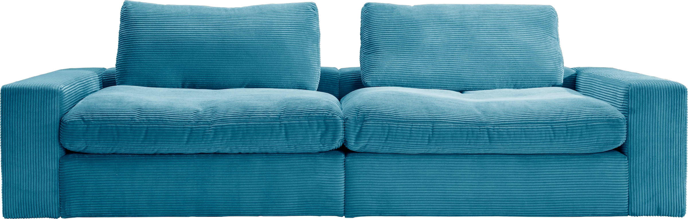 alina Big-Sofa "Sandy", 266 cm breit und 123 cm tief, in modernem Cordstoff günstig online kaufen
