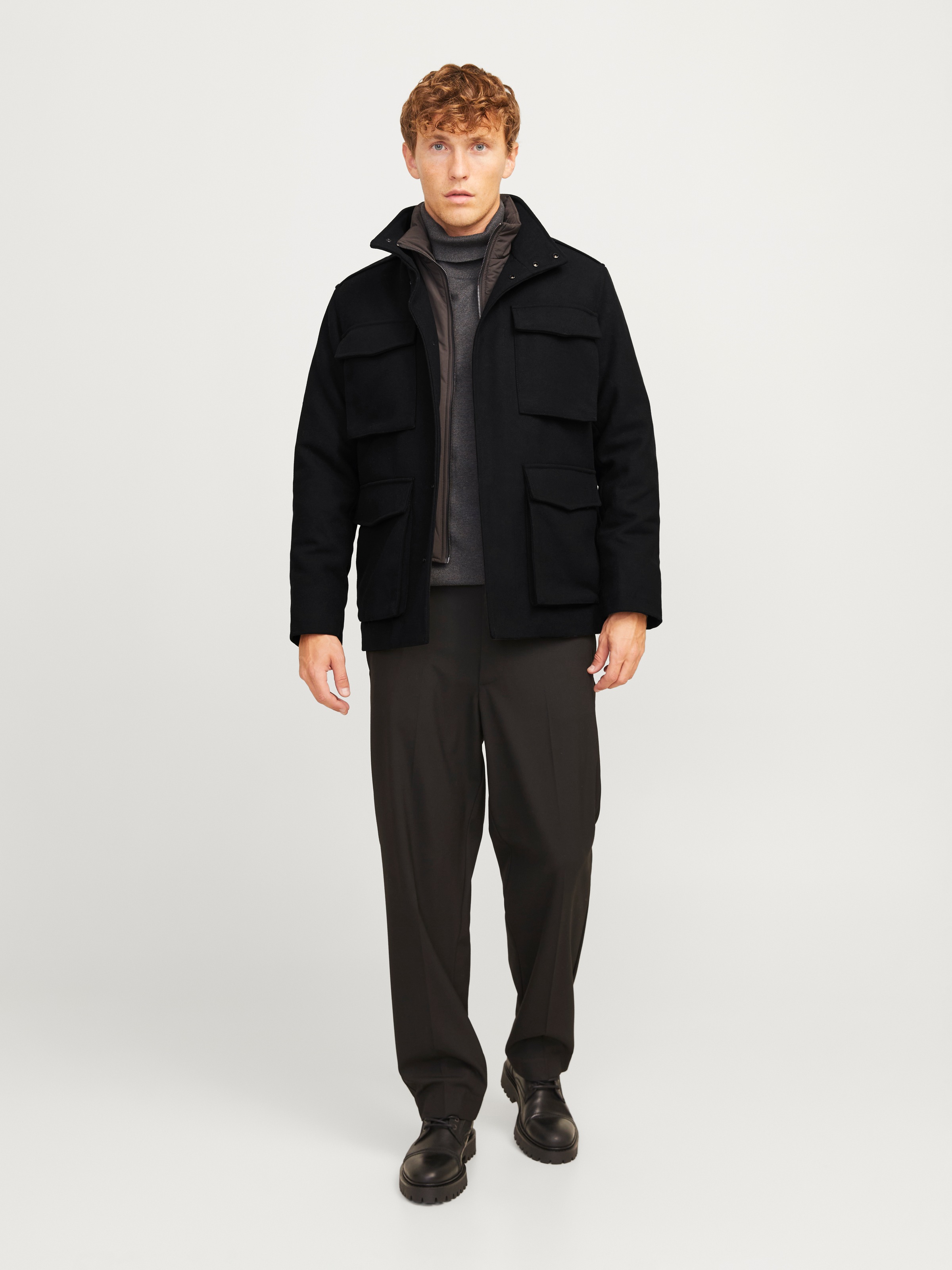 Jack & Jones Wolljacke »JPRCCALEX WOOL BLEND FIELD JACKET SN«