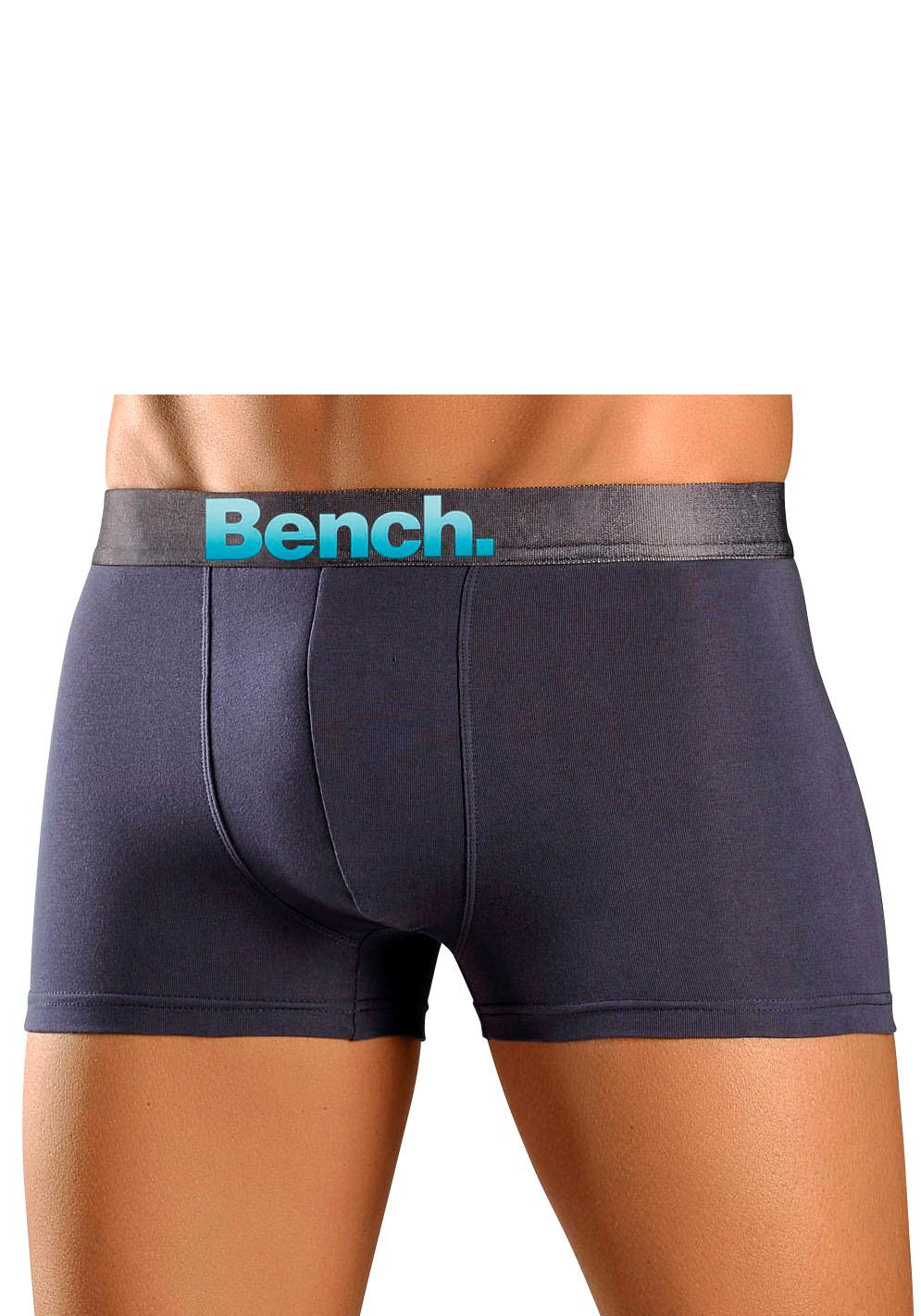 Thumbnail - Bench. Boxer "Boxershorts für Herren" Packung, 3 Stk. Unterhosen mit Logo Webbund