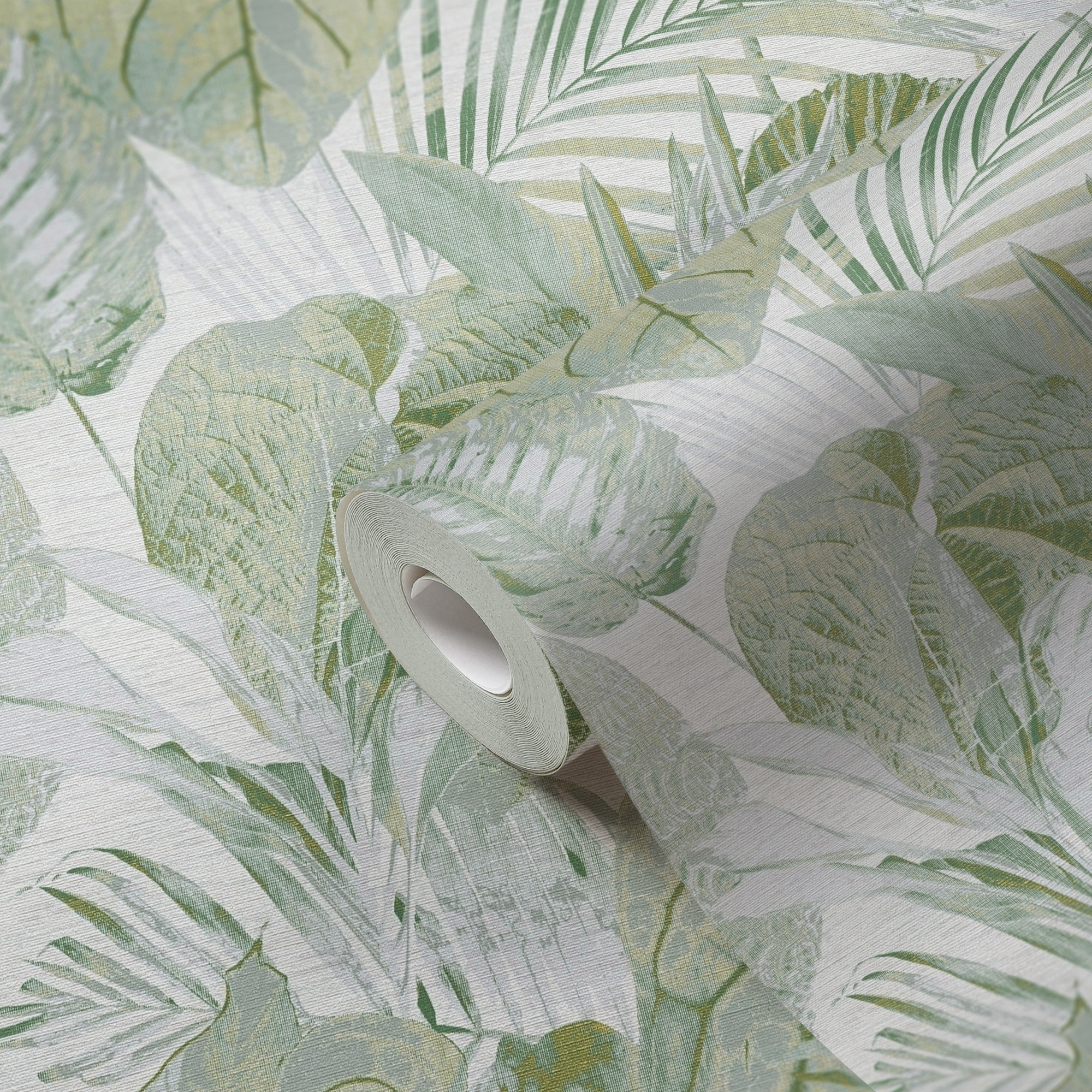 living walls Vliestapete »Famous Garden Natur-Tapete Mustertapete Dschungel-Optik Dschungeloptik« matt strukturiert Vliestapete botanisch für Schlafzimmer Küche Wohnzimmer Dschungel Flur