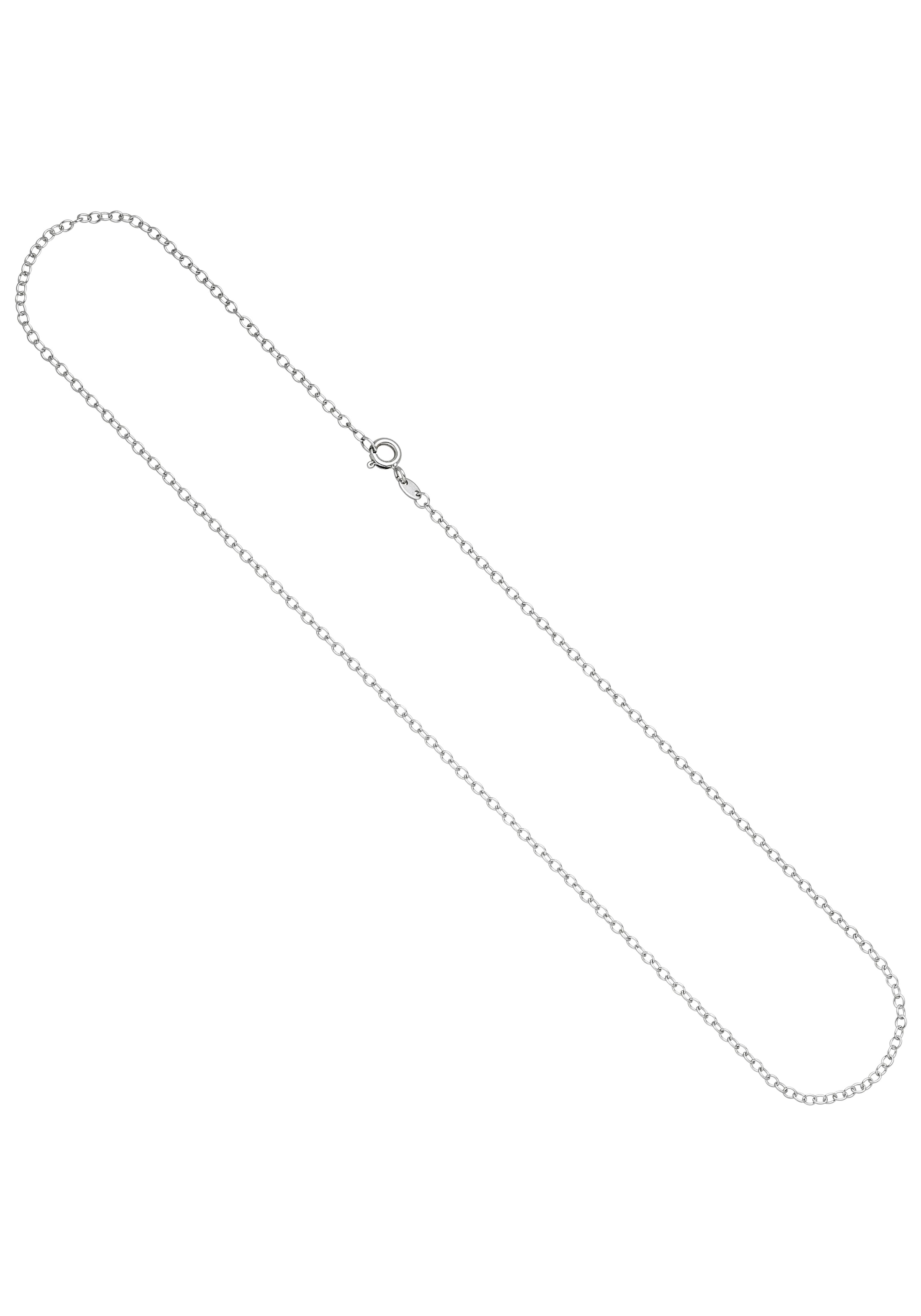 JOBO Goldkette, Ankerkette 585 Weißgold