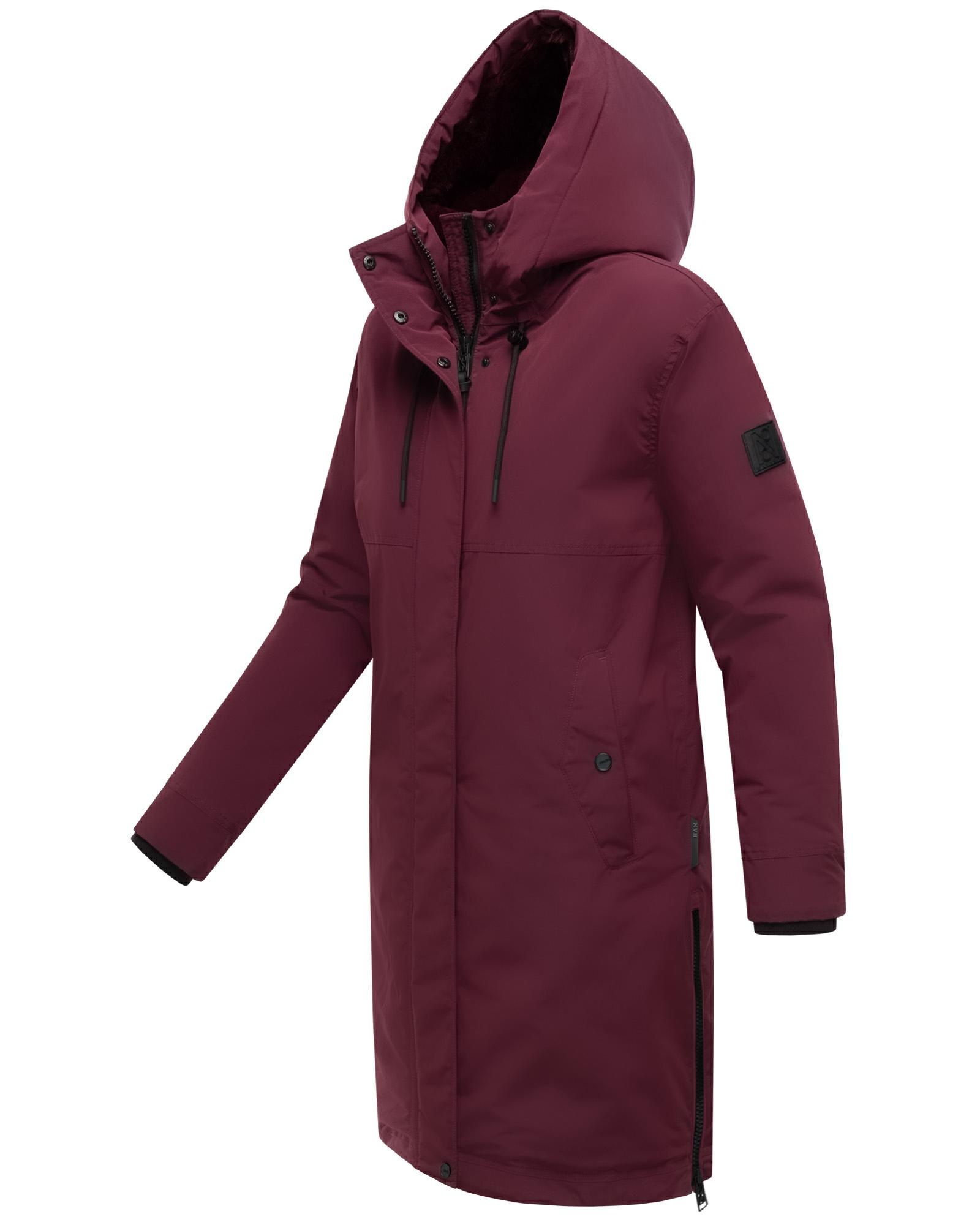 Navahoo Wintermantel »Hageltanz 14«, Warmer Damen Kurzmantel mit Kapuze