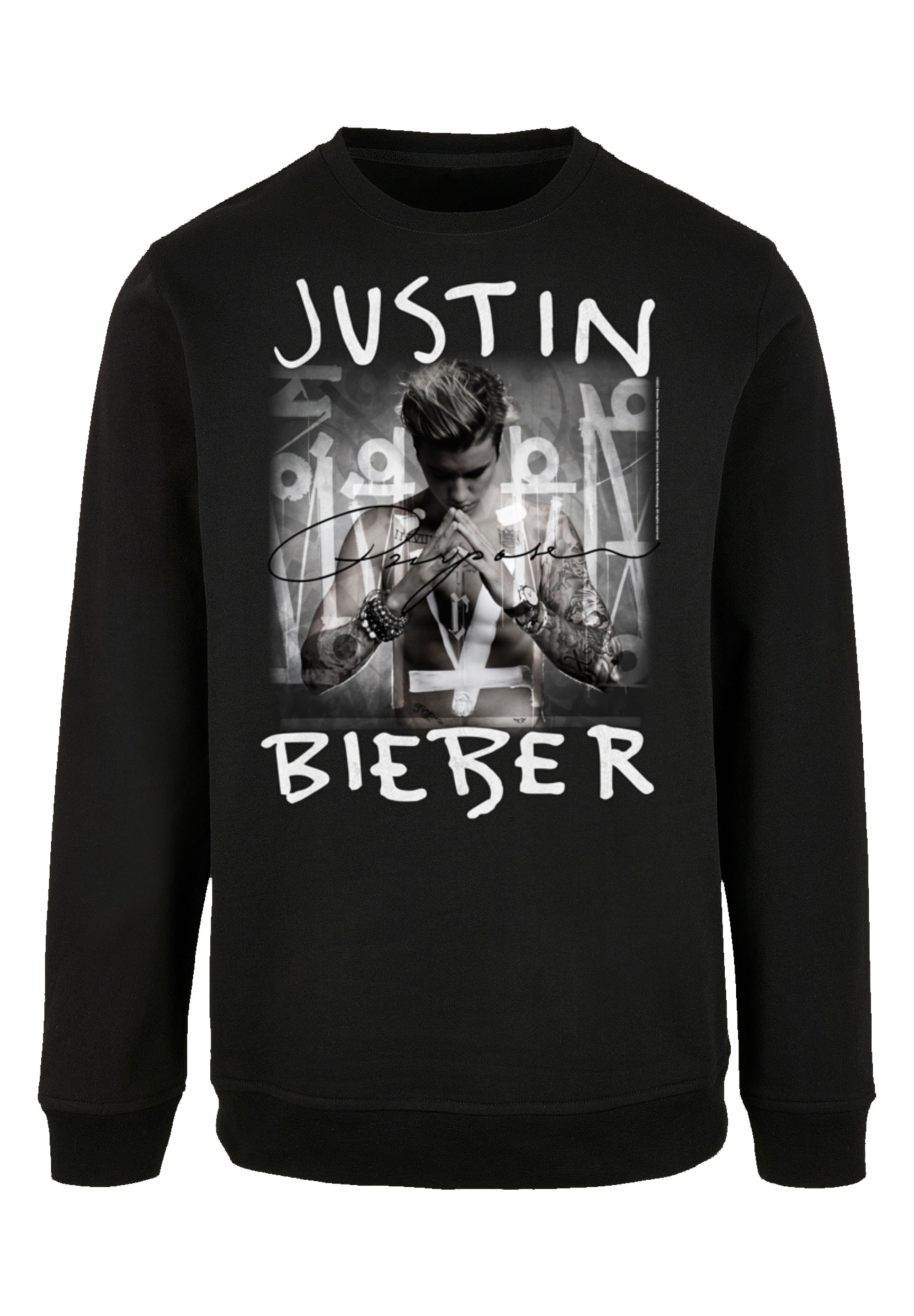 F4NT4STIC Sweatshirt »Justin Bieber Purpose Album Cover«, Premium Qualität, Musik, By Rock Off
