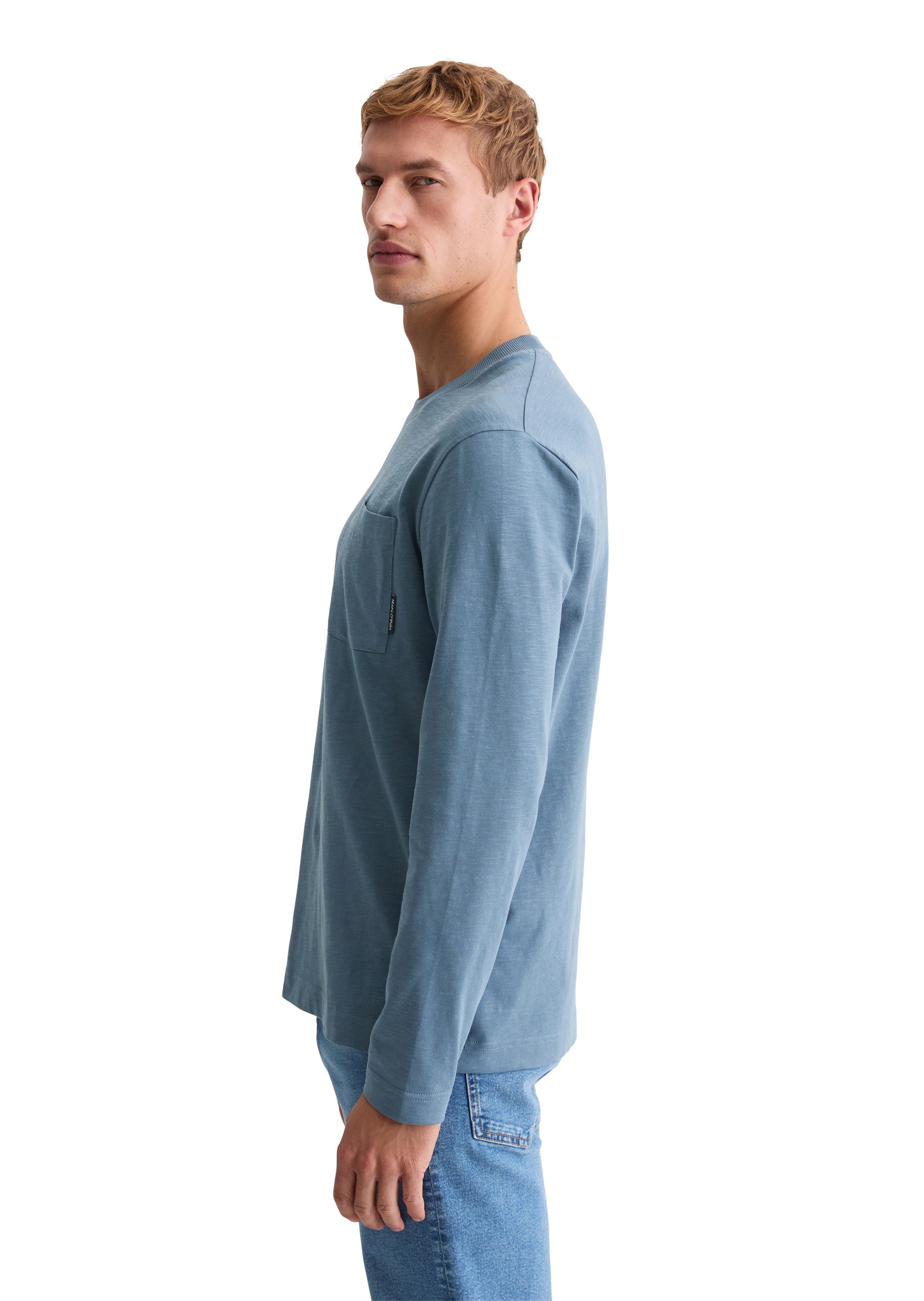 Marc OPolo Langarmshirt "in Heavy-Slub-Jersey-Qualität" günstig online kaufen