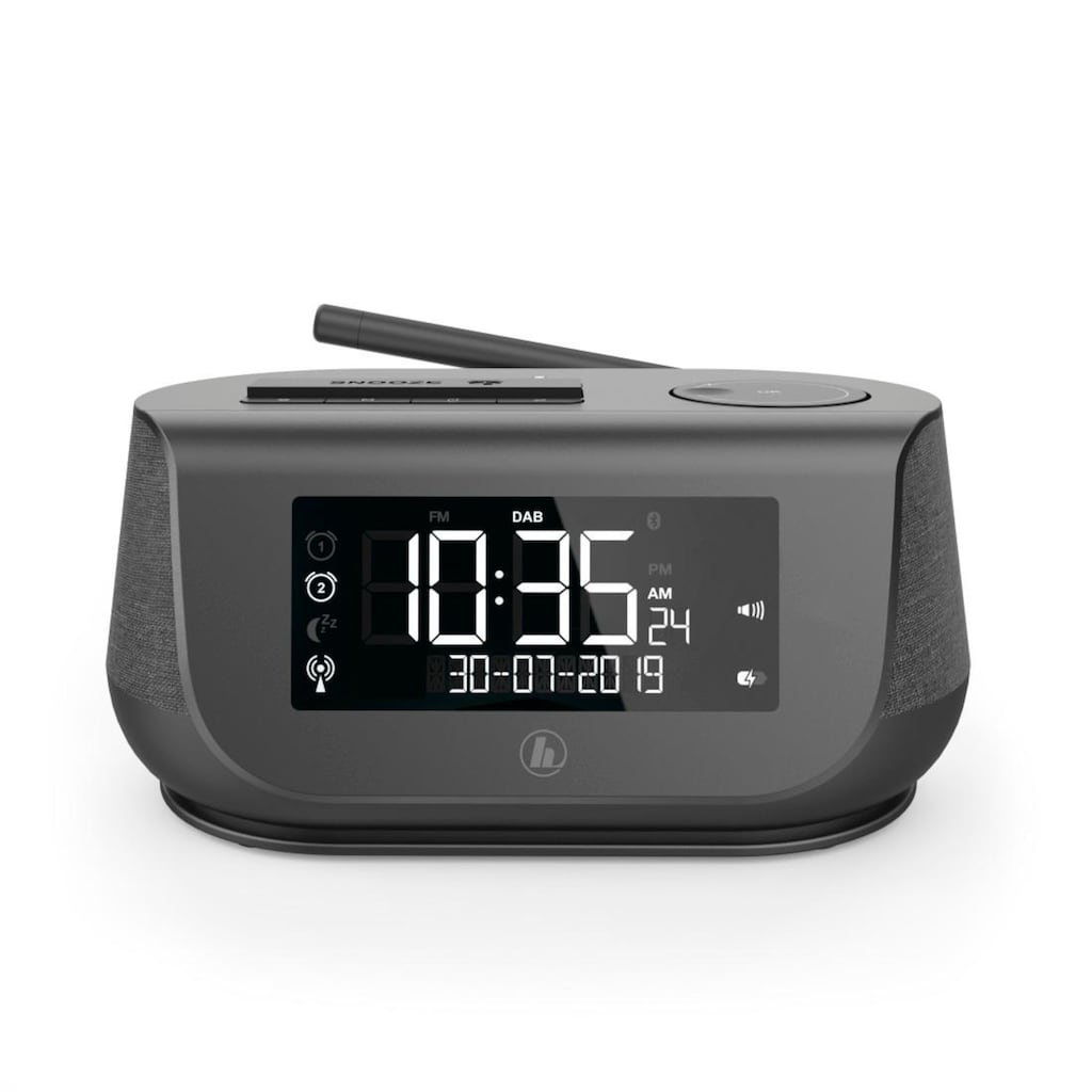 Hama Digitalradio (DAB+) »DAB Digital Radio, Radiowecker, DAB+/FM/Bluetooth DR36SBT Ladefunktion«, (Digitalradio (DAB+)-FM-Tuner 4 W)