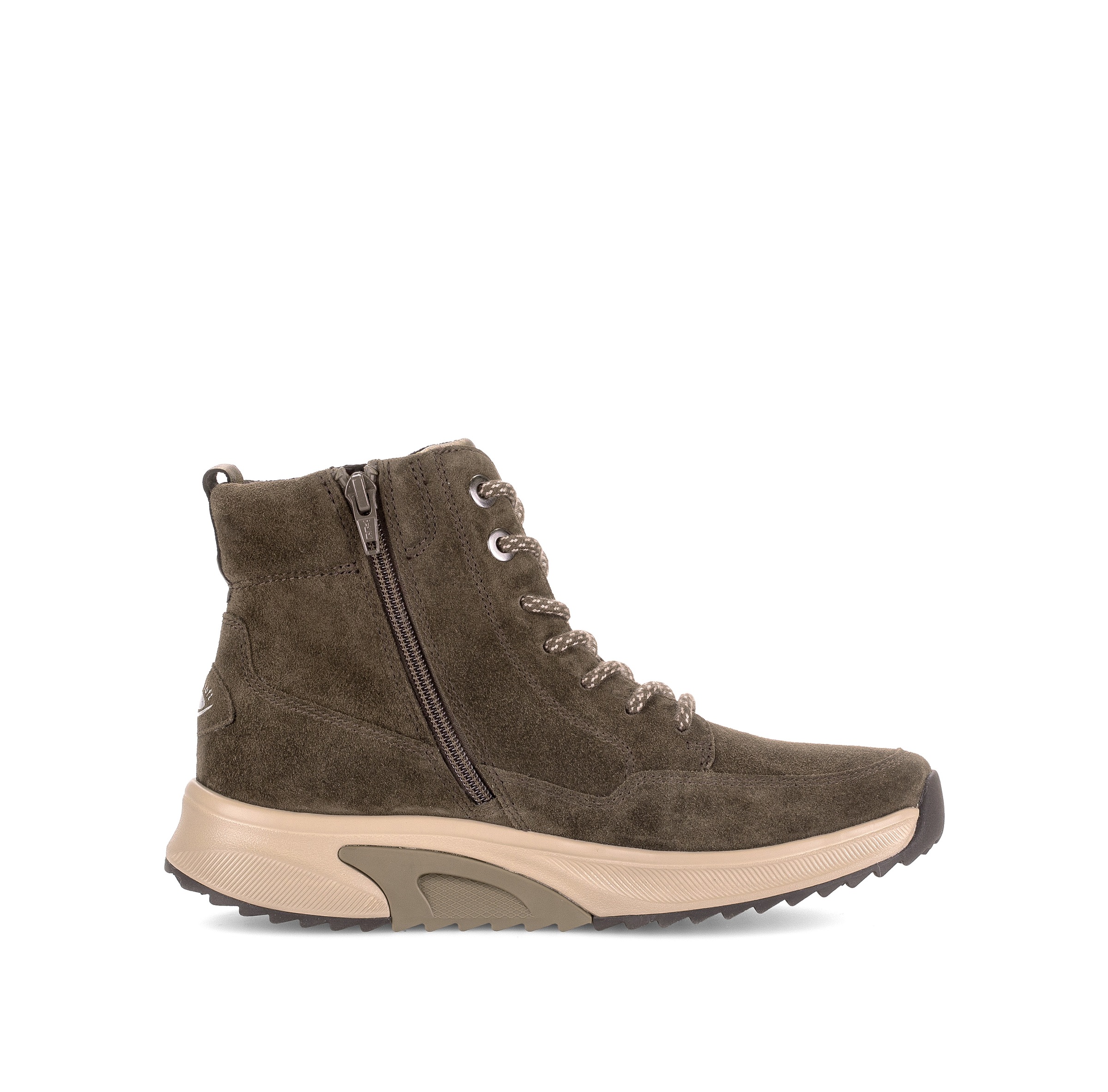 rollingsoft Schnürboots  Keilabsatz, High Top-Sneaker mit gepolstertem Schaftrand