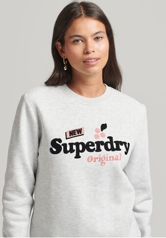 Superdry Sweatjacke, Cooper Nostalgia Sweatshirt mit Rundhalsausschnitt kaufen