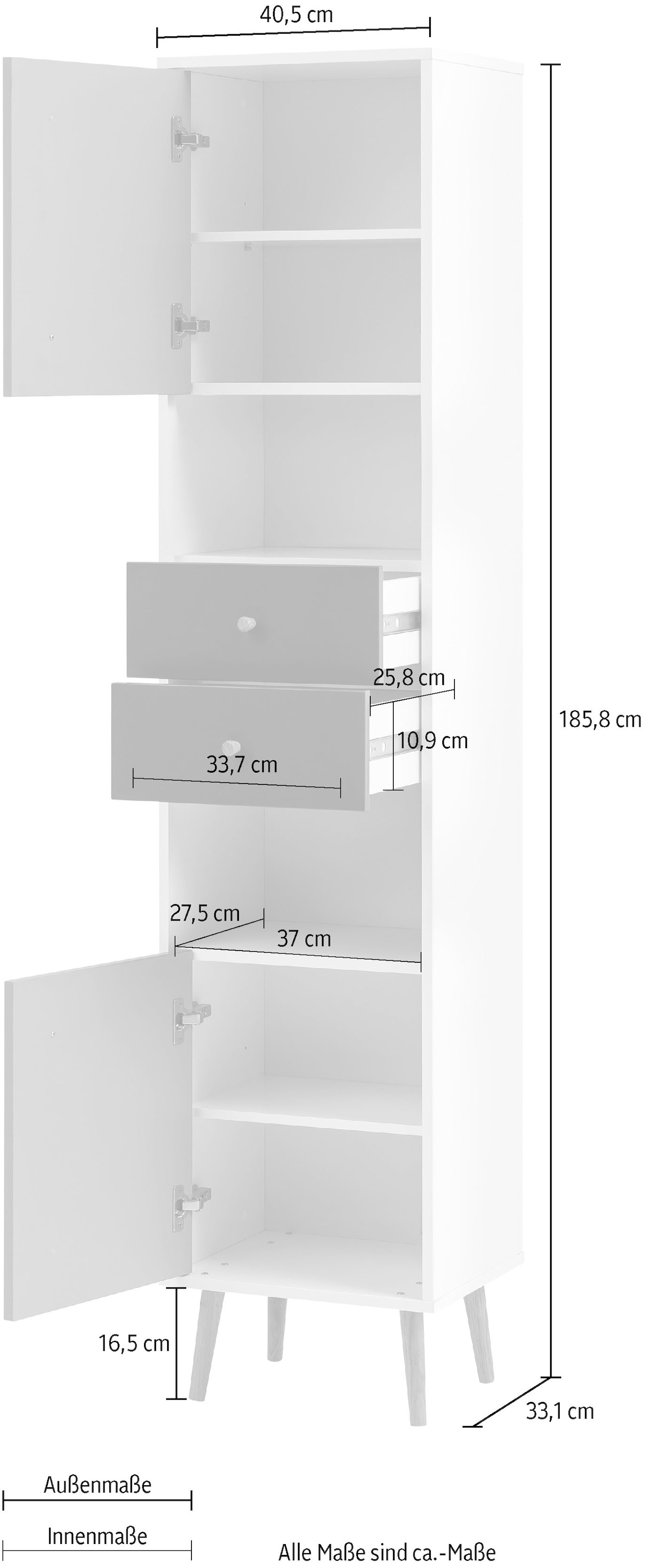 Schildmeyer Hochschrank »Jonte«