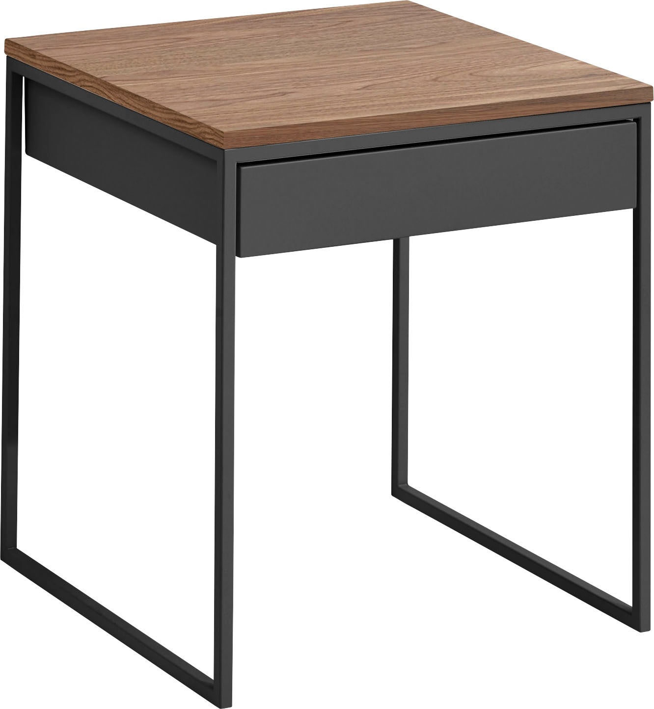 now! by hülsta Couchtisch »CT 17-2«, mit Schublade und grauem Gestell, Höhe 54.5 cm kaufen