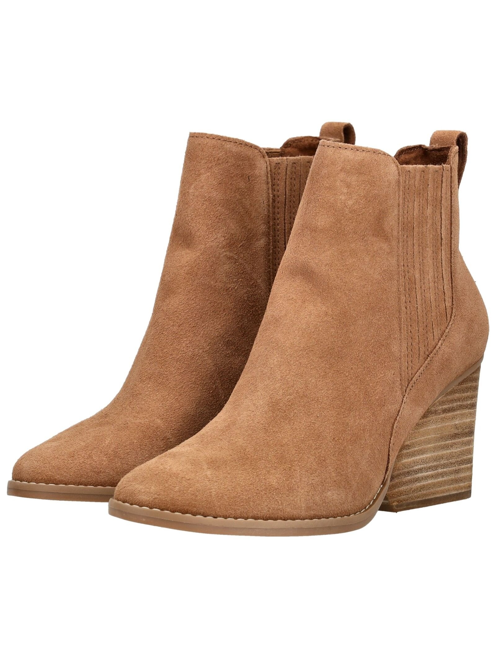 TOMS High-Heel-Stiefelette »TOMS Stiefelette Leder/Textil«