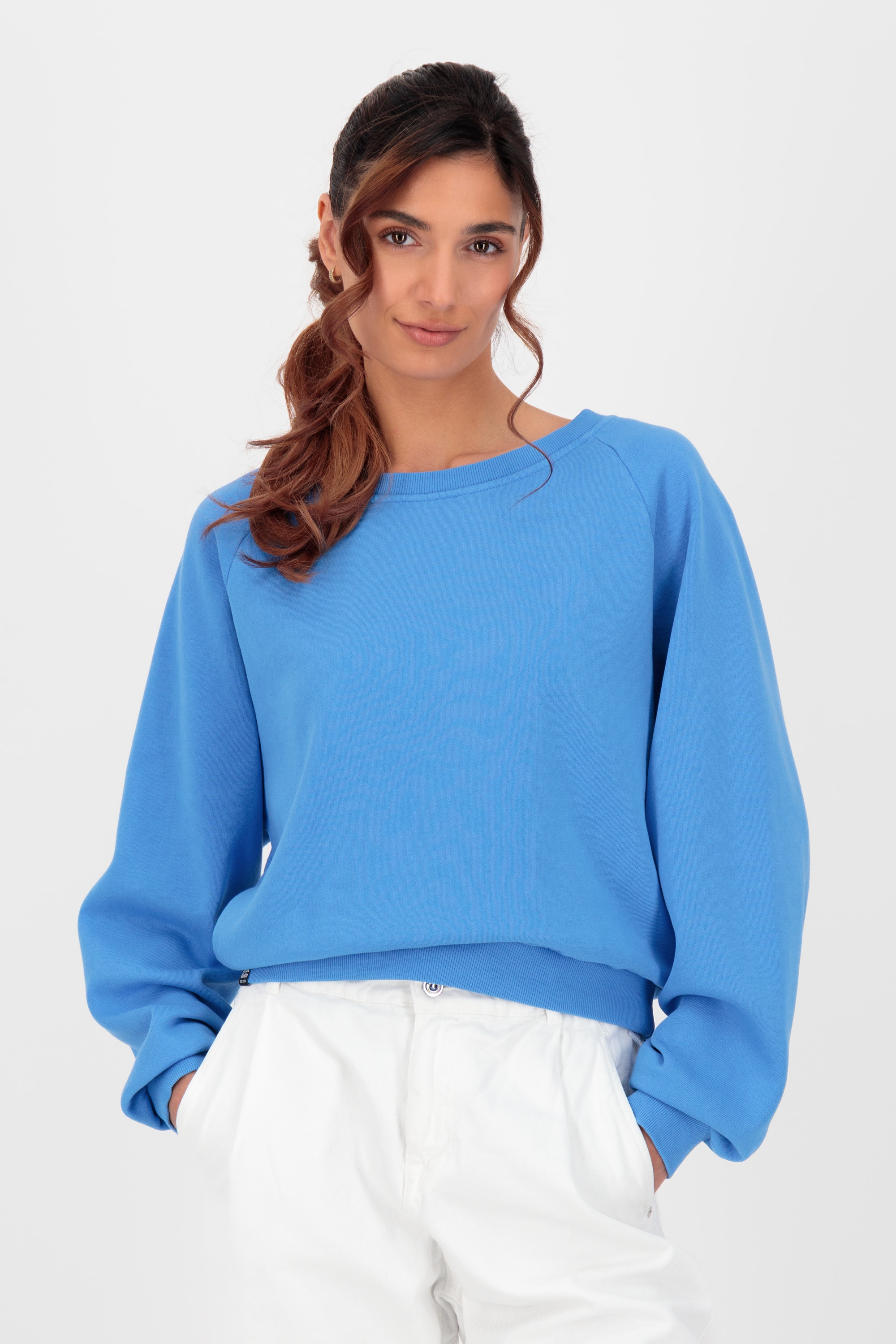 Alife & Kickin Sweatshirt »Damen TeonaAK A«, Basic Pullover mit Rundhalsausschnitt